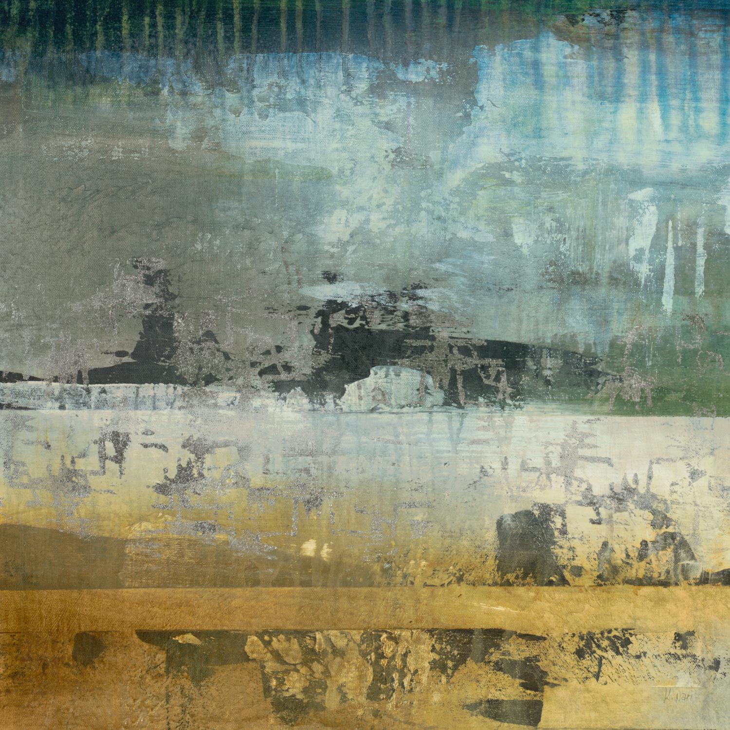 Shades Of Sunset V6 by K. Nari on GIANT ART - blues abstract abstract landscapes