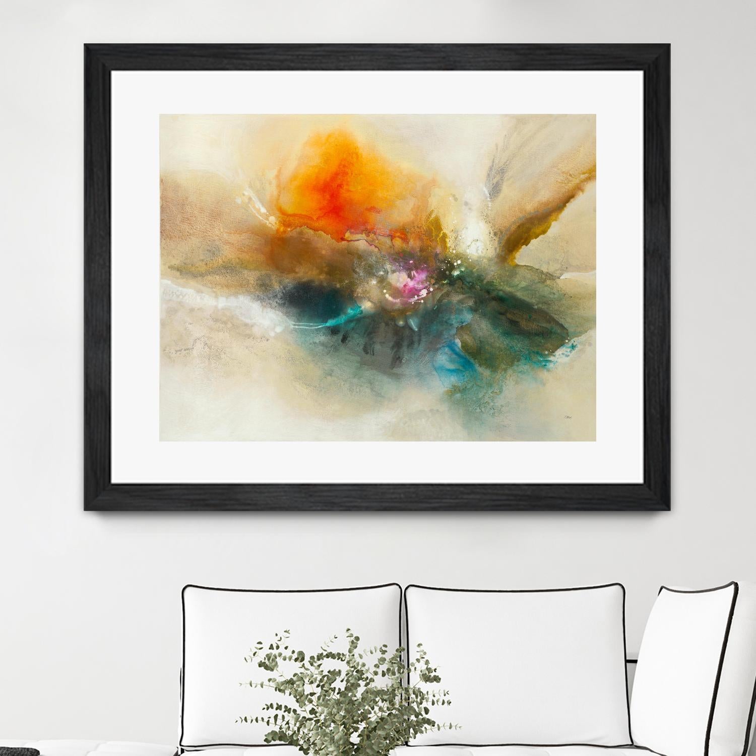 Eternal Bloom by K. Nari on GIANT ART - oranges abstract floral abstract floral