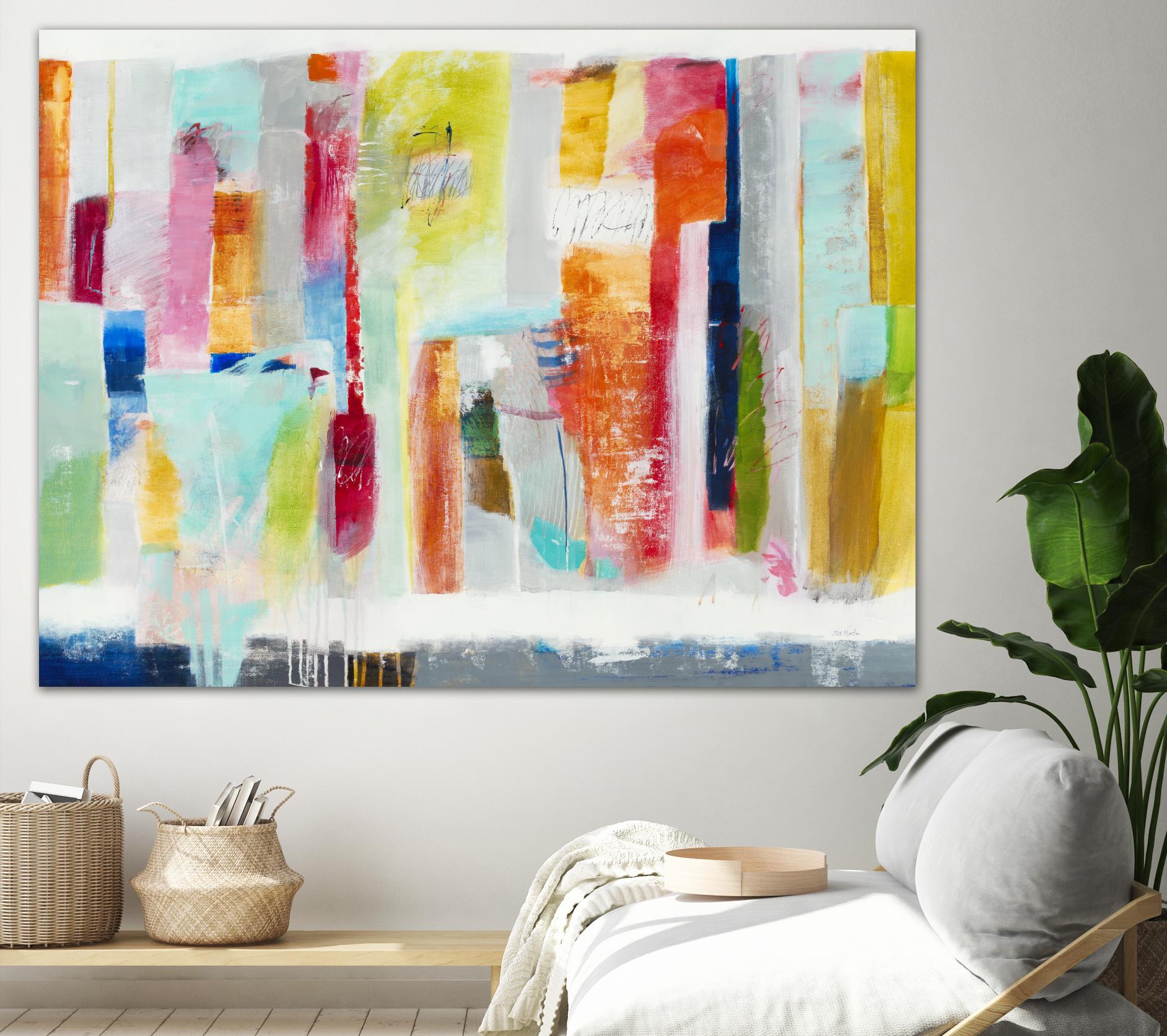 First Flight I by Nancy Ngo on GIANT ART - pale tints, blues abstract