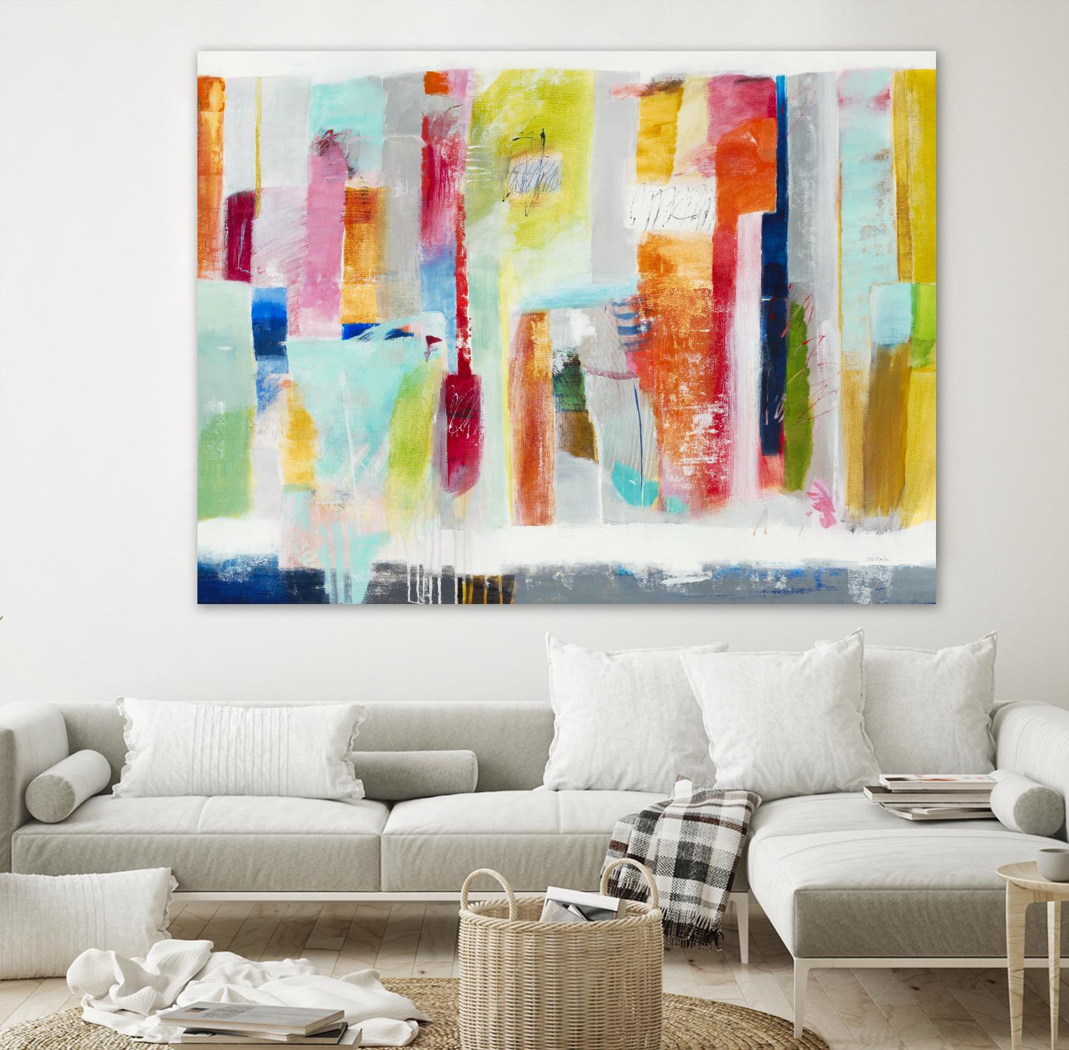 First Flight I by Nancy Ngo on GIANT ART - pale tints, blues abstract