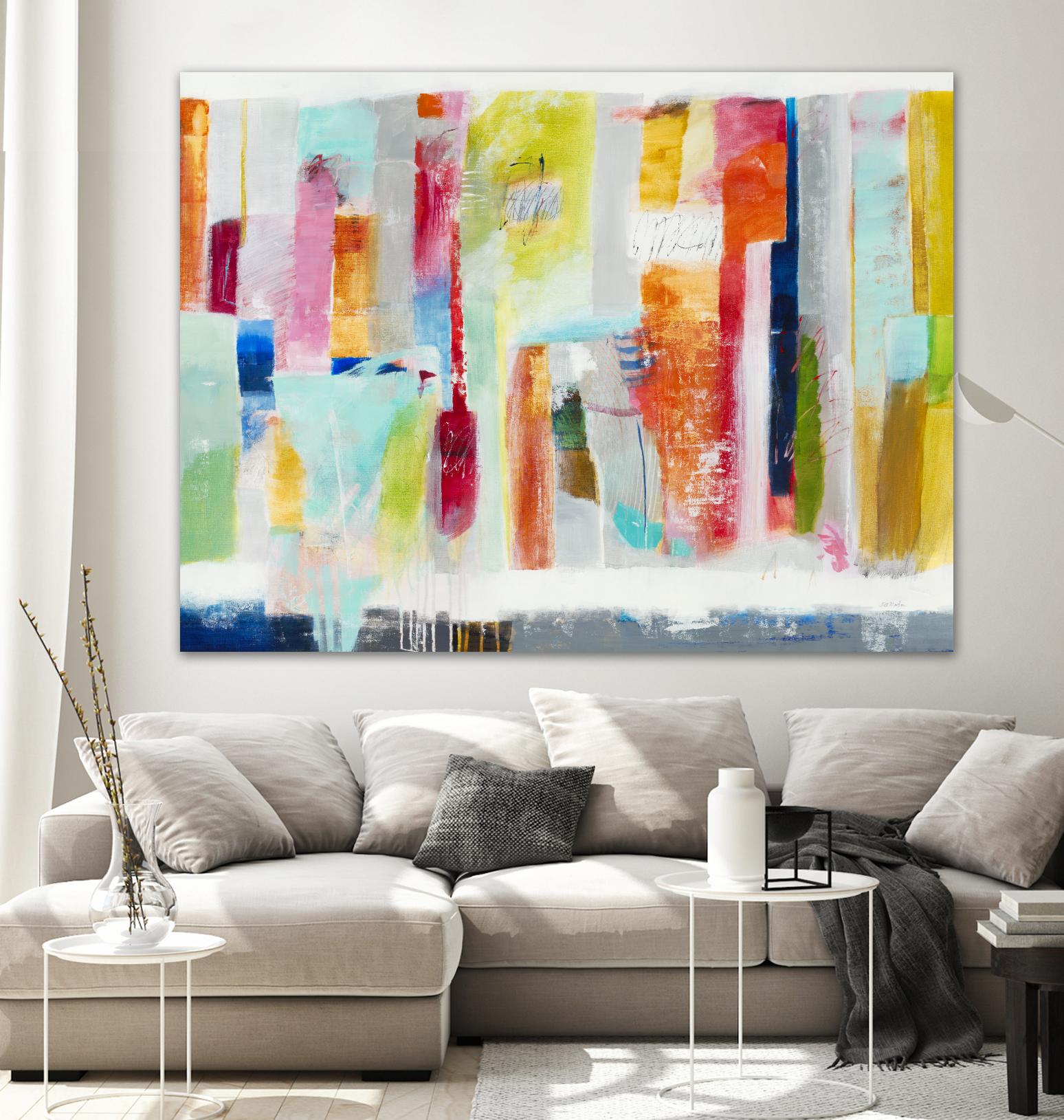 First Flight I by Nancy Ngo on GIANT ART - pale tints, blues abstract