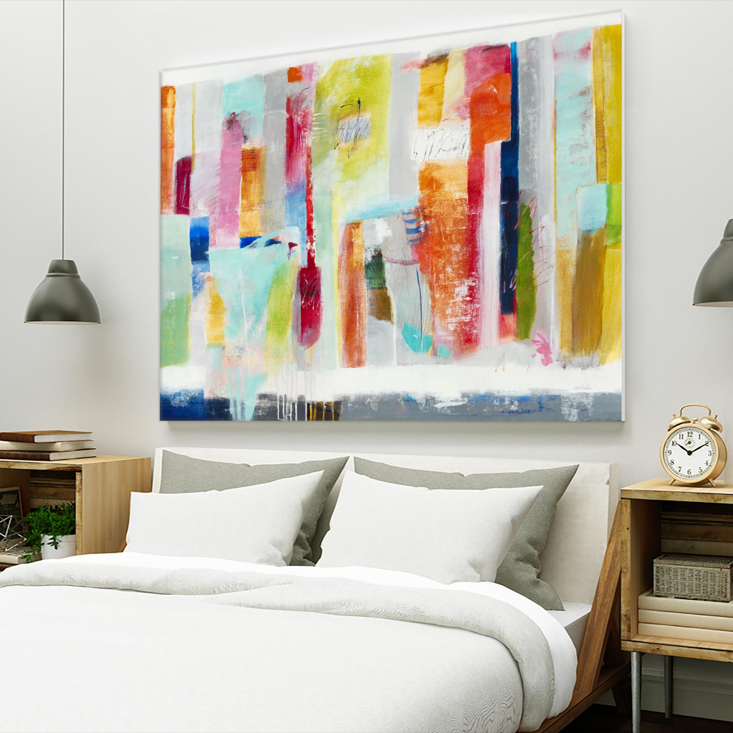 First Flight I by Nancy Ngo on GIANT ART - pale tints, blues abstract