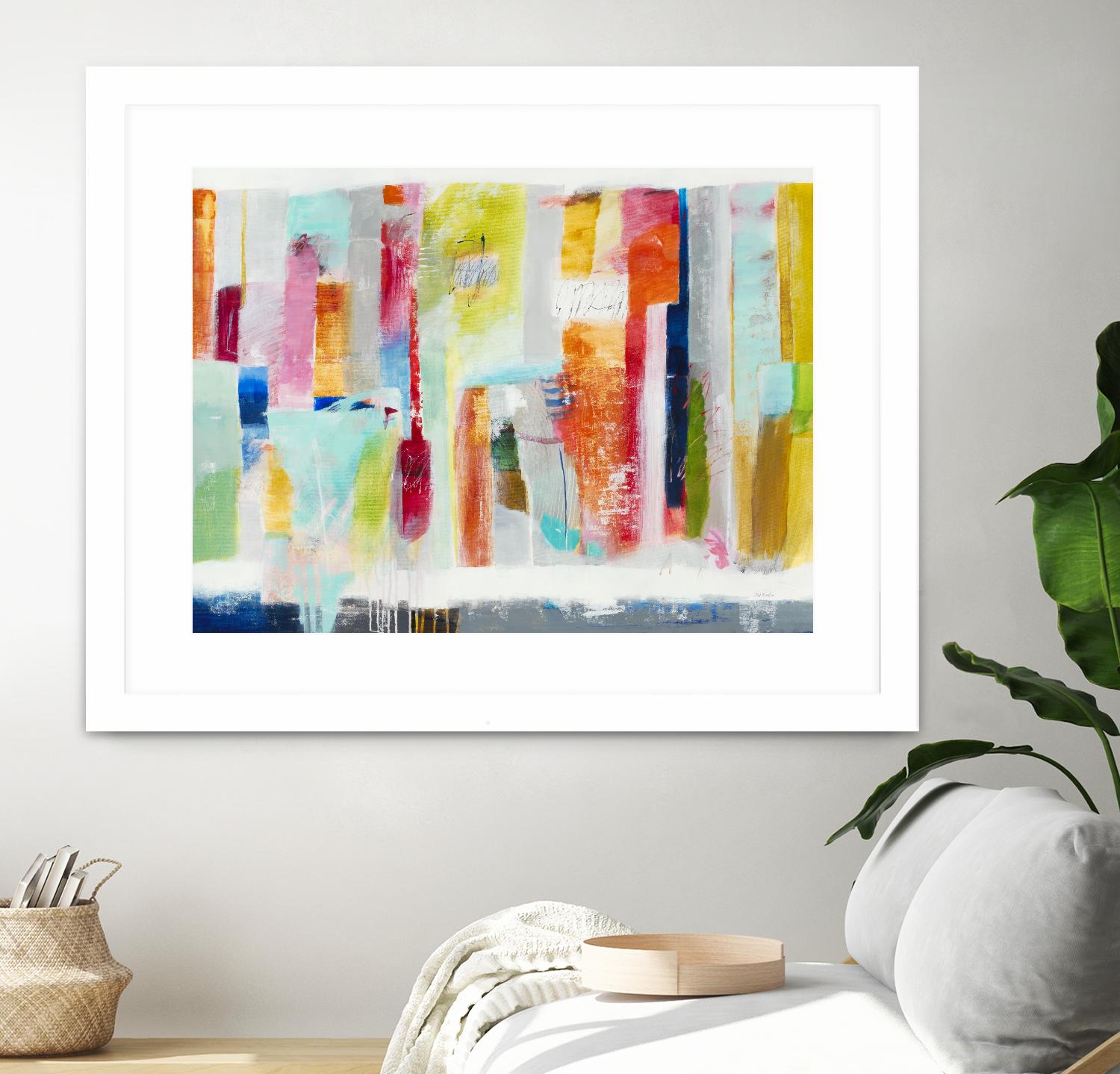 First Flight I by Nancy Ngo on GIANT ART - pale tints, blues abstract