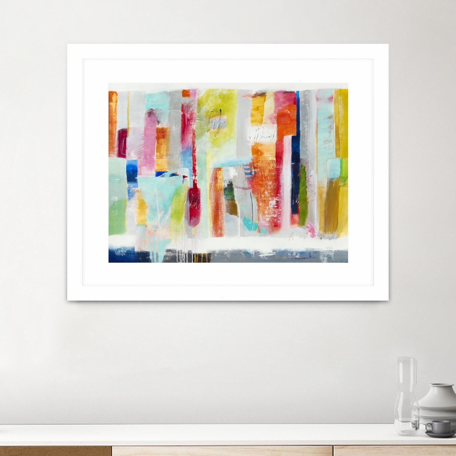 First Flight I by Nancy Ngo on GIANT ART - pale tints, blues abstract