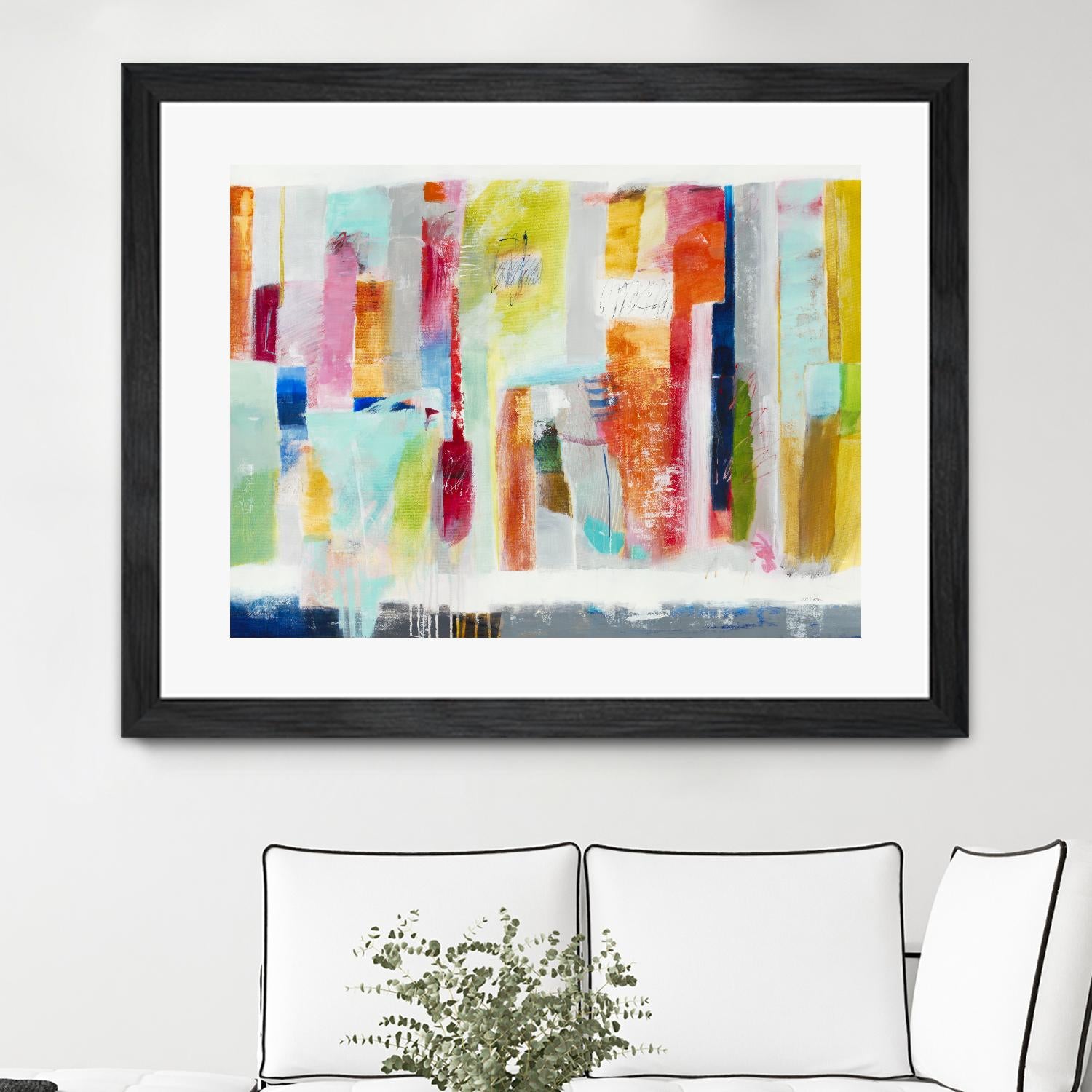 First Flight I by Nancy Ngo on GIANT ART - pale tints, blues abstract