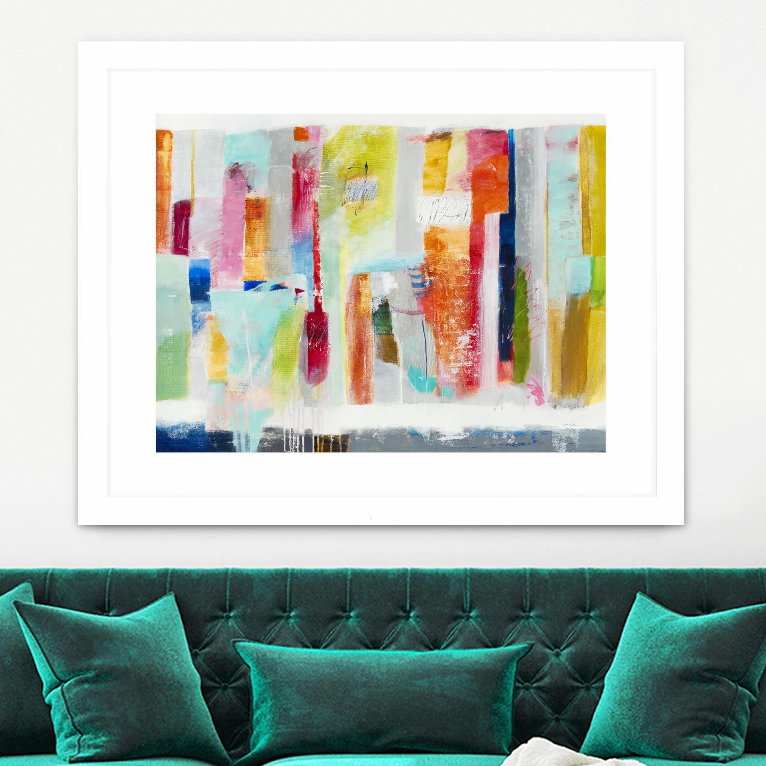 First Flight I by Nancy Ngo on GIANT ART - pale tints, blues abstract