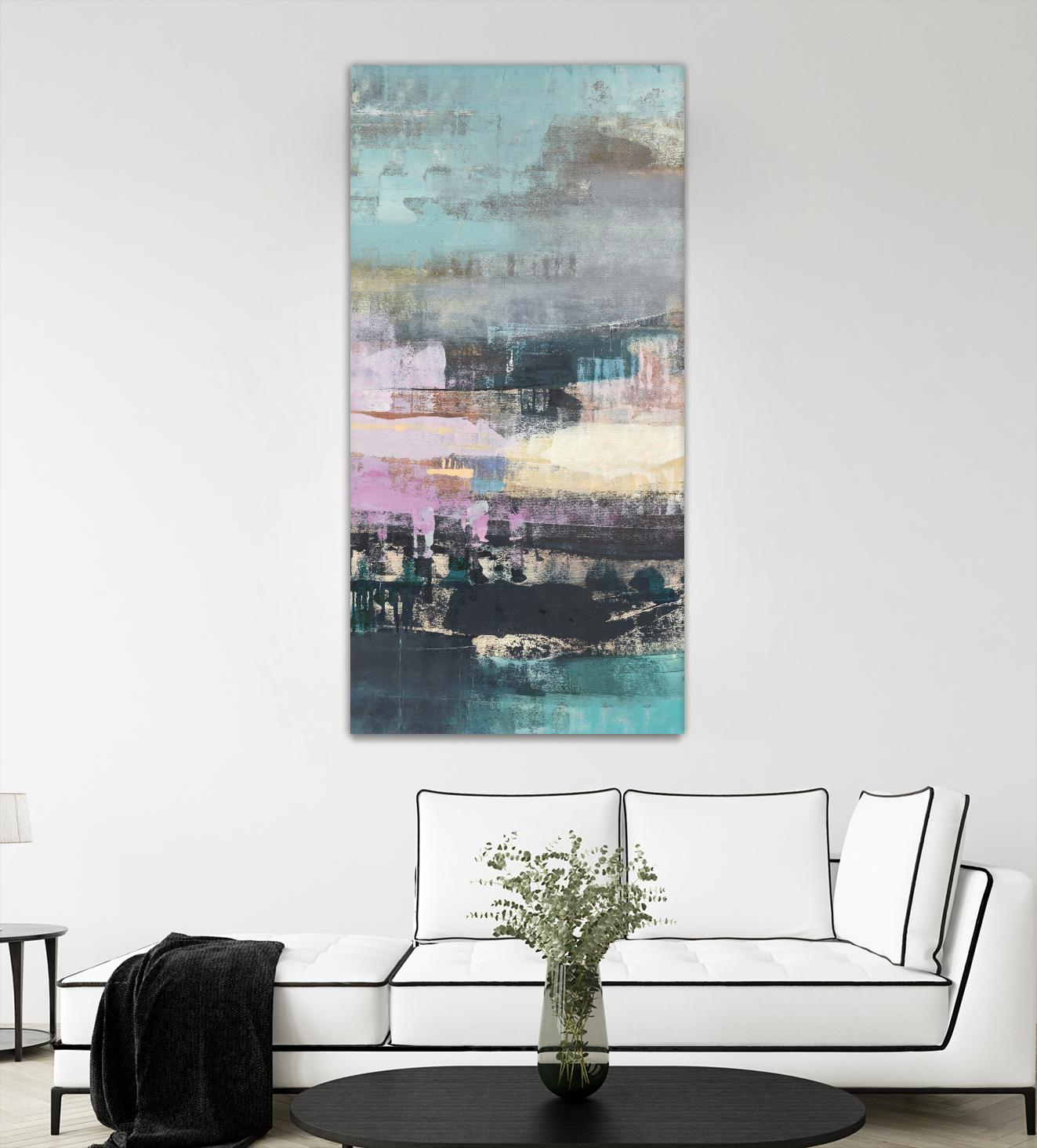 First Flight II by Nancy Ngo on GIANT ART - pale tints, blues abstract