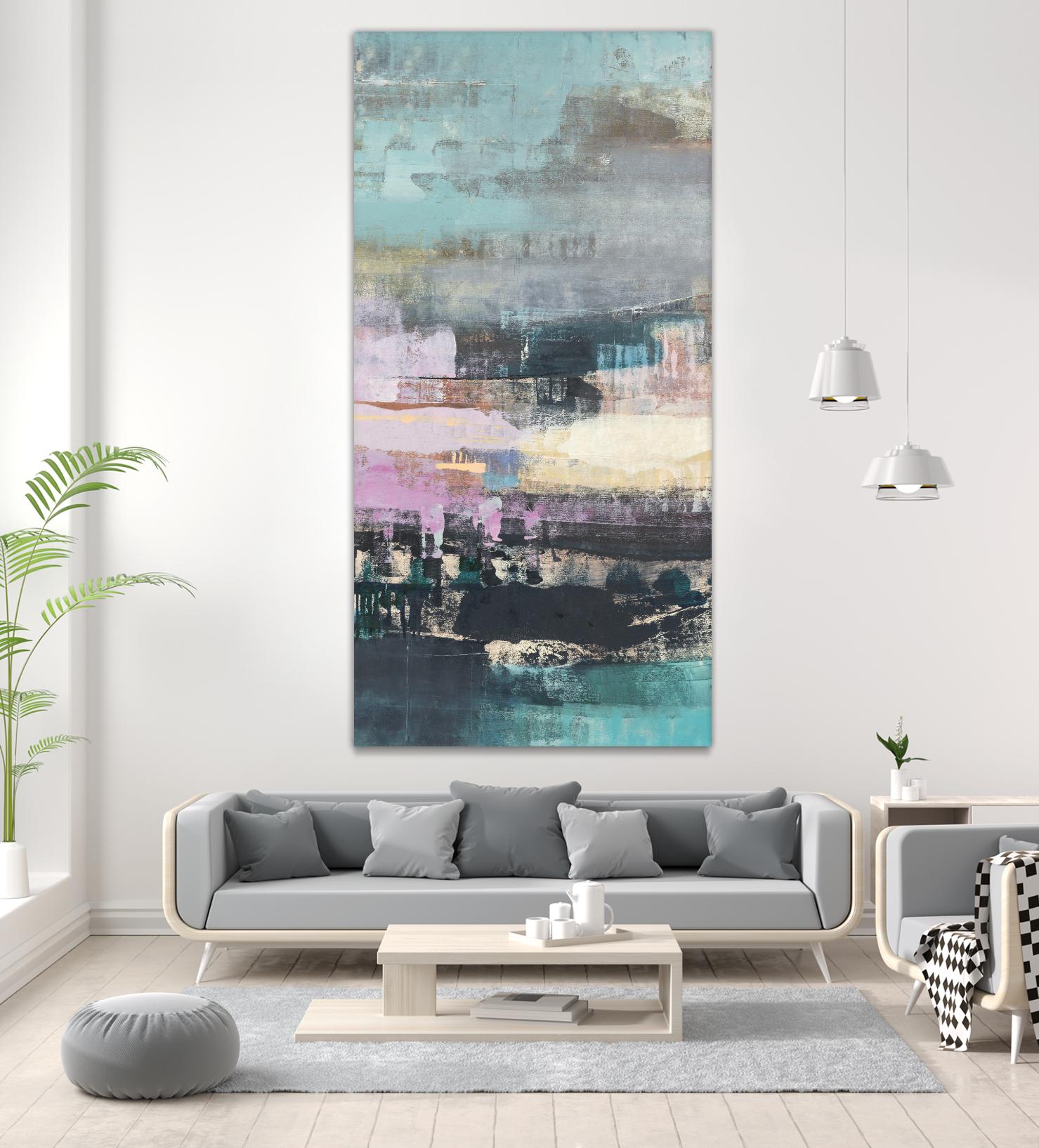 First Flight II by Nancy Ngo on GIANT ART - pale tints, blues abstract