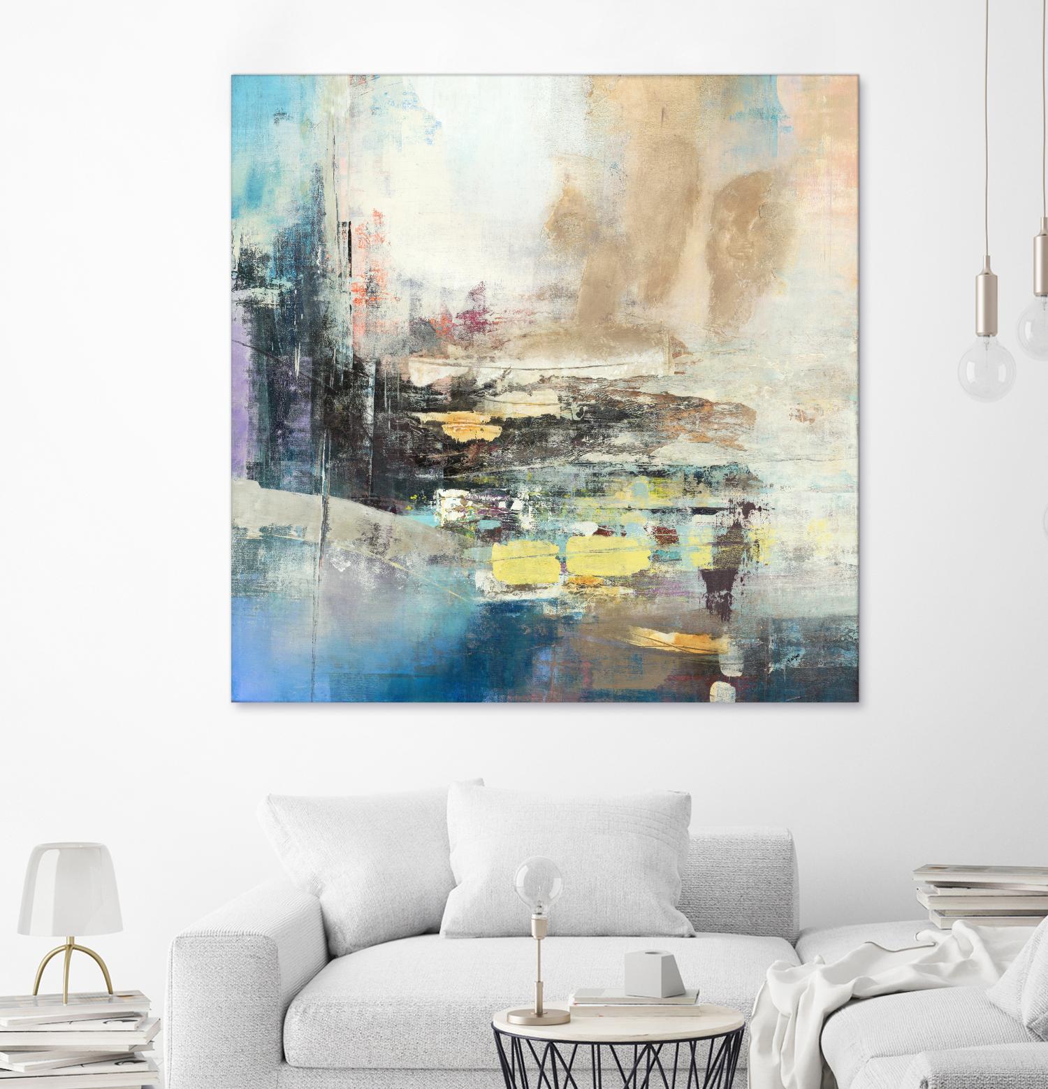 Awaken I by Nancy Ngo on GIANT ART - blues abstract