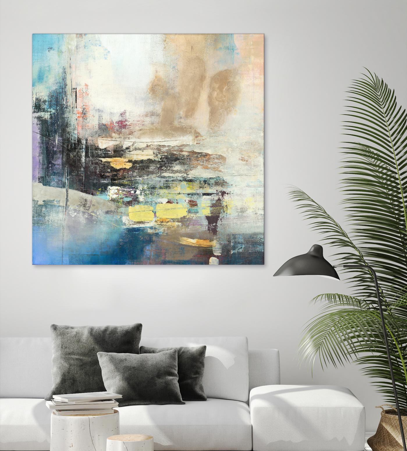 Awaken I by Nancy Ngo on GIANT ART - blues abstract