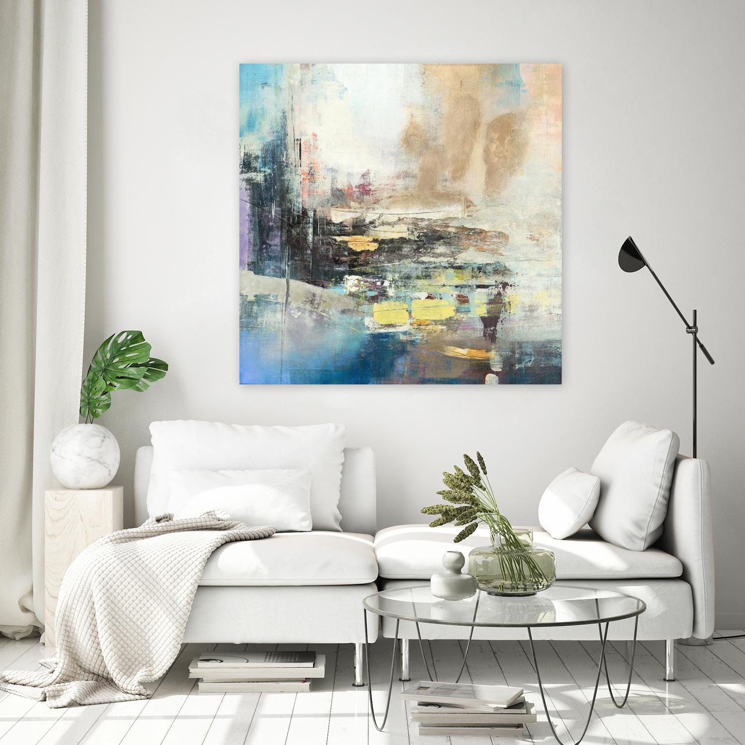 Awaken I by Nancy Ngo on GIANT ART - blues abstract