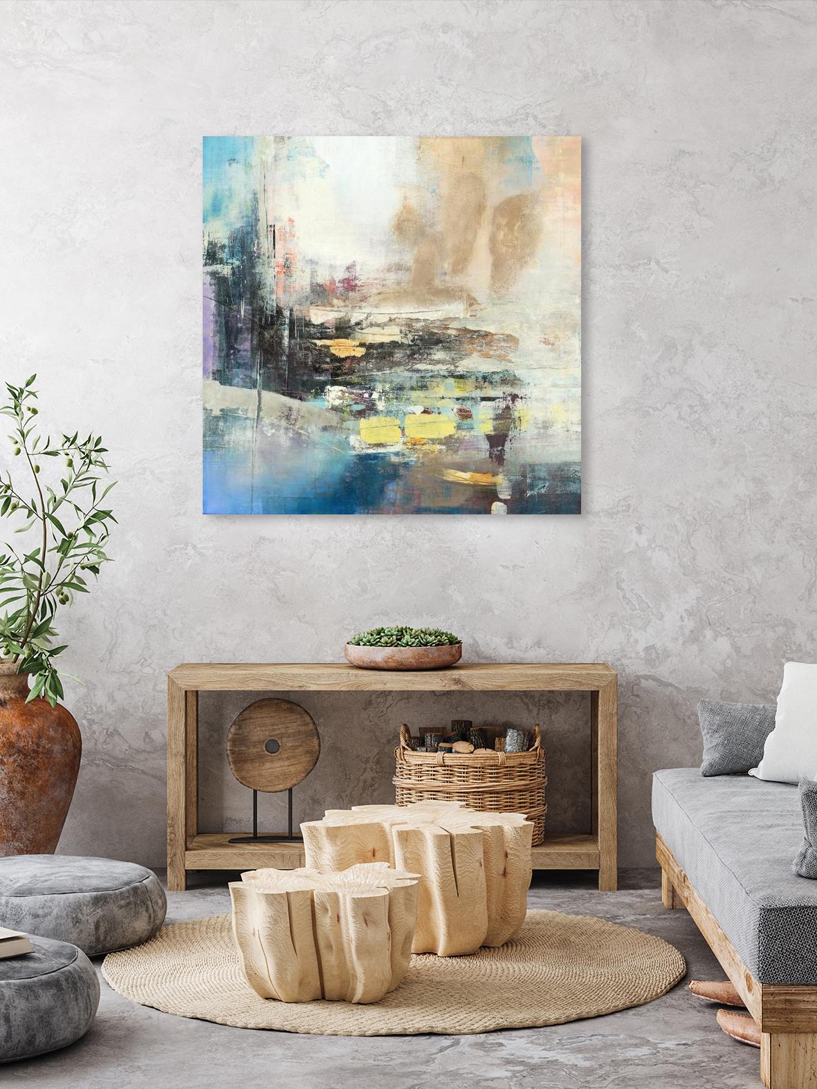 Awaken I by Nancy Ngo on GIANT ART - blues abstract