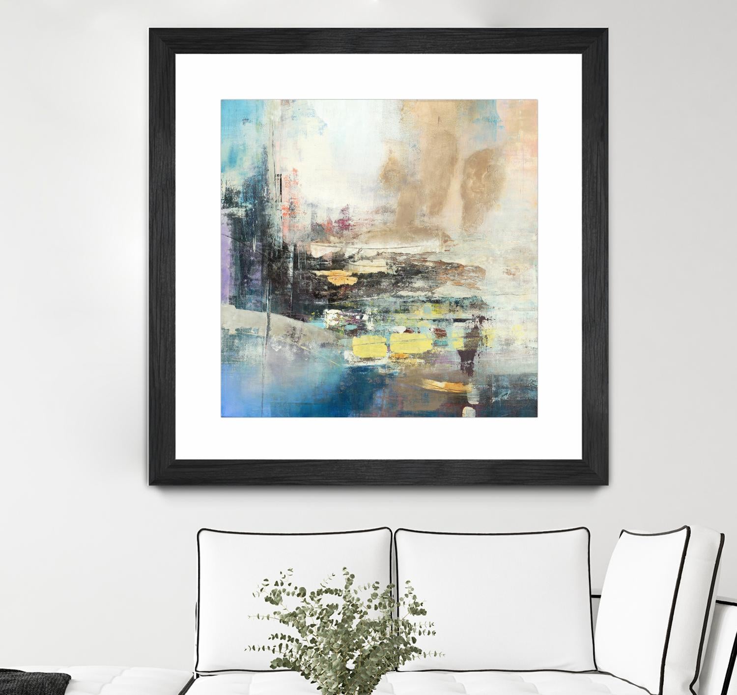 Awaken I by Nancy Ngo on GIANT ART - blues abstract