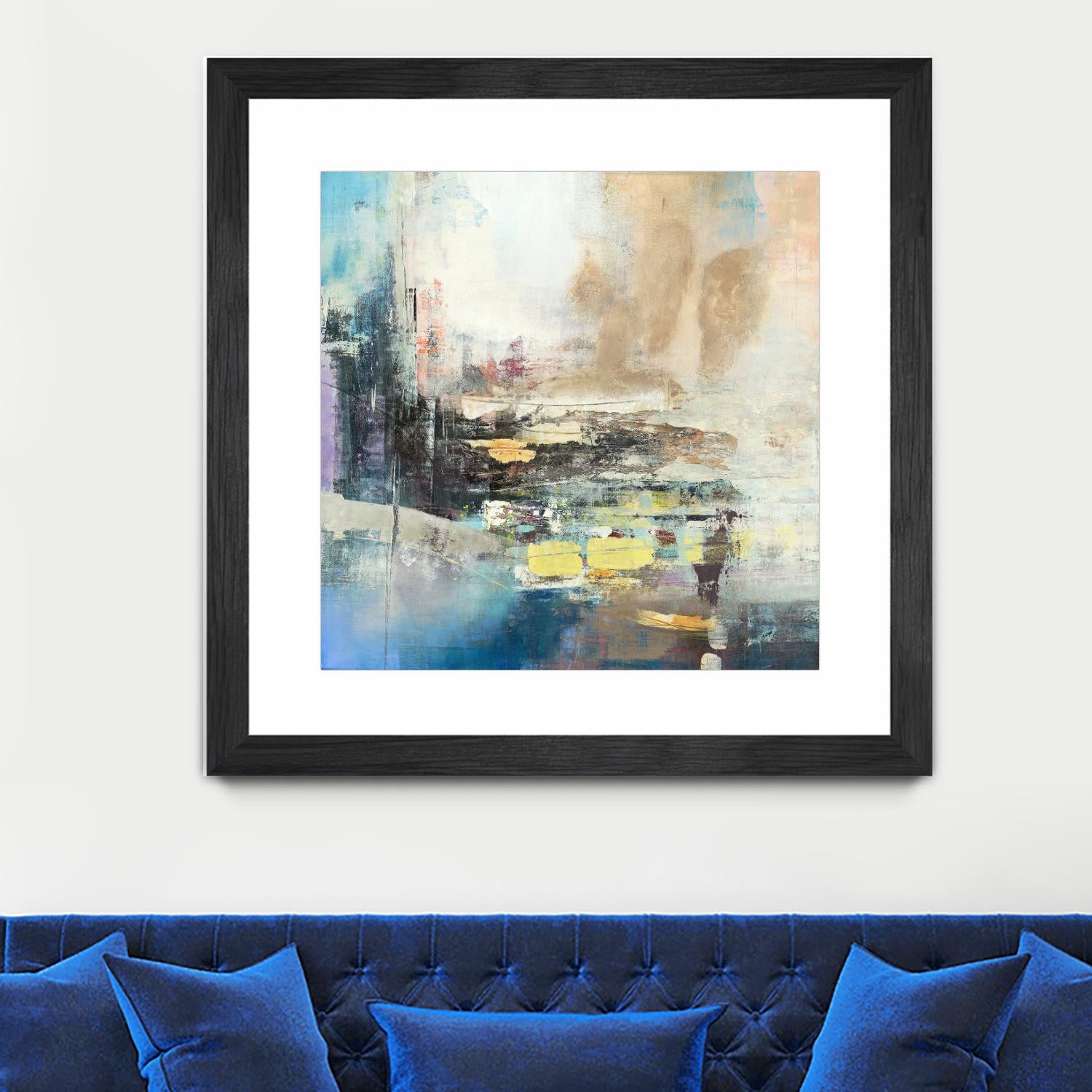 Awaken I by Nancy Ngo on GIANT ART - blues abstract