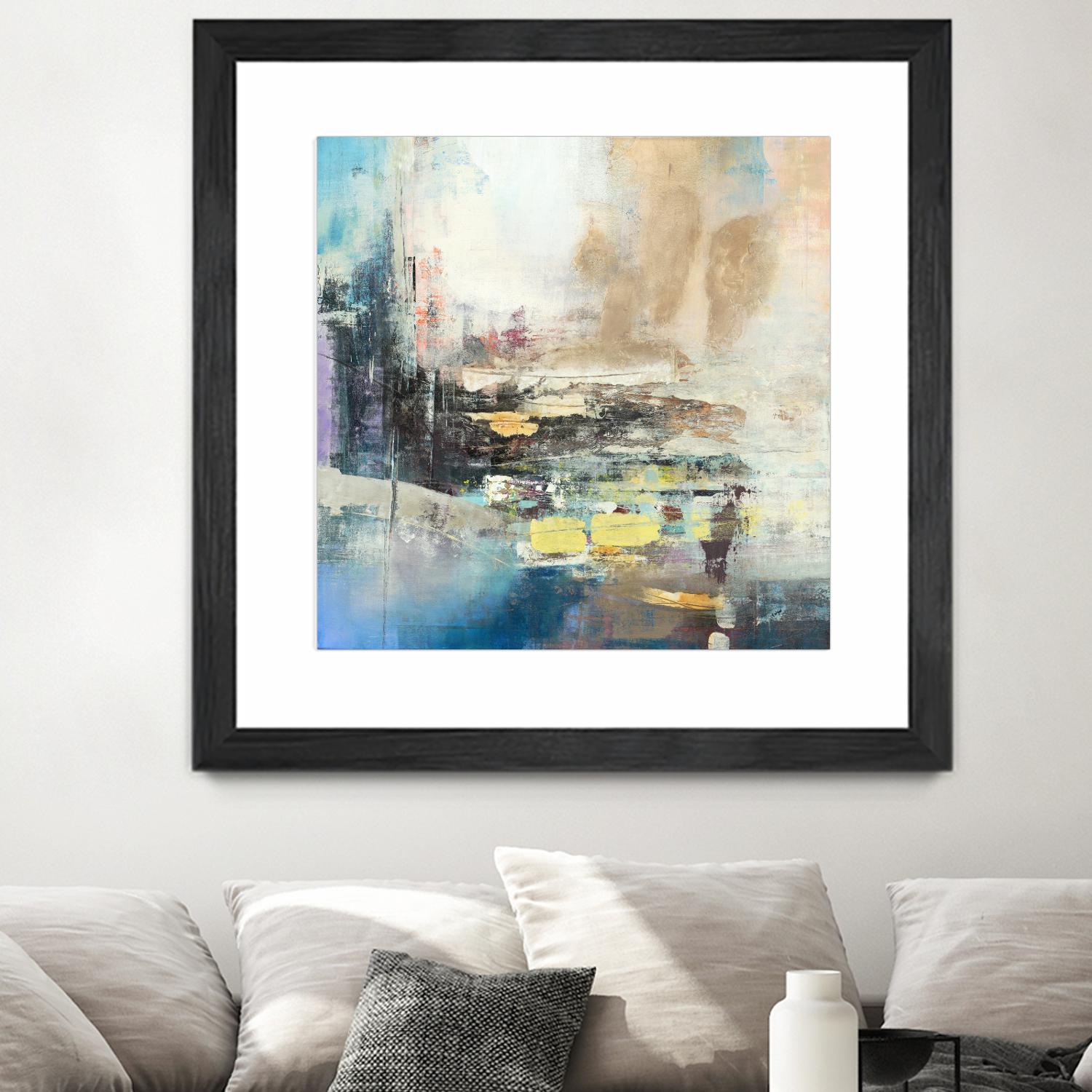 Awaken I by Nancy Ngo on GIANT ART - blues abstract