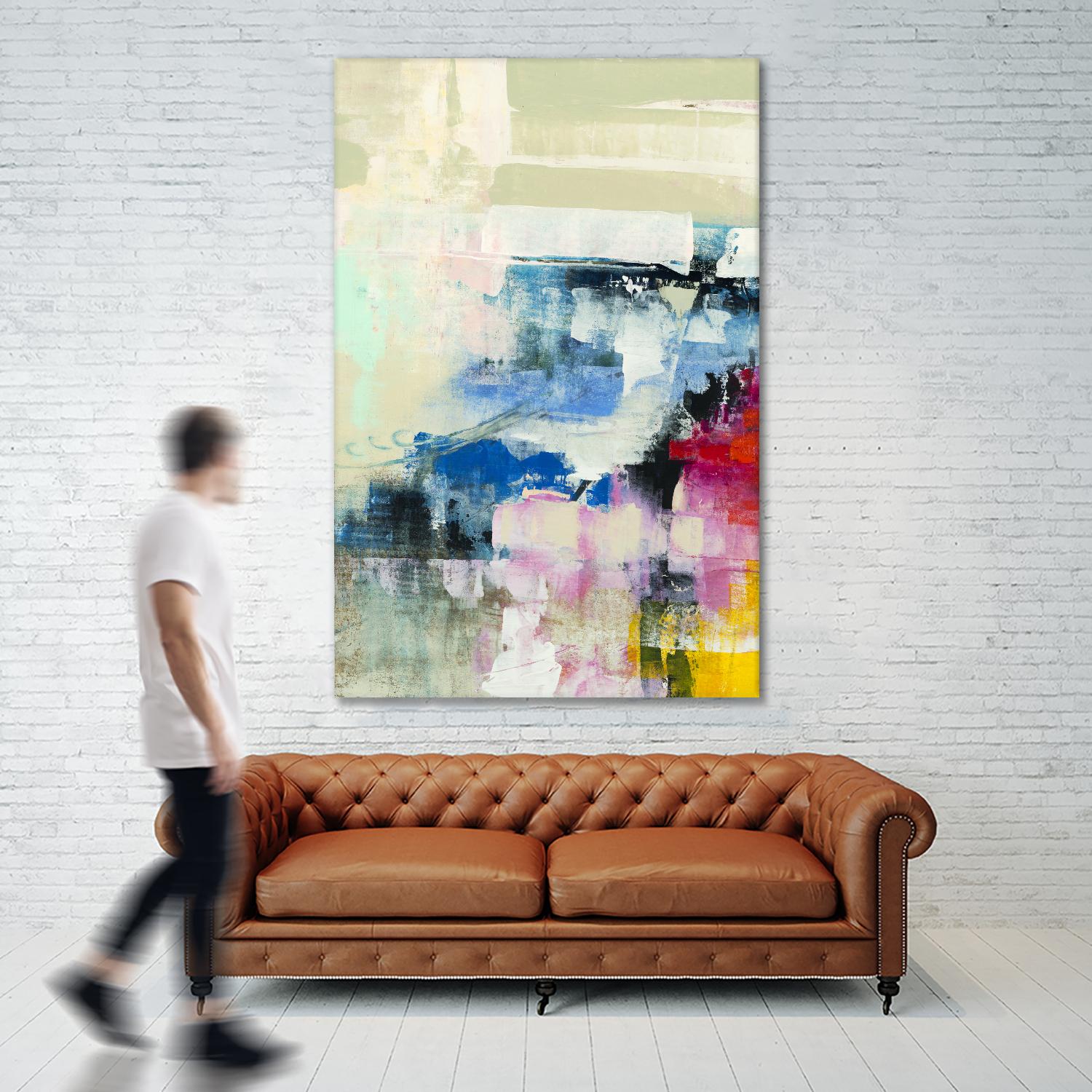 Escape Route I by Nancy Ngo on GIANT ART - blues abstract