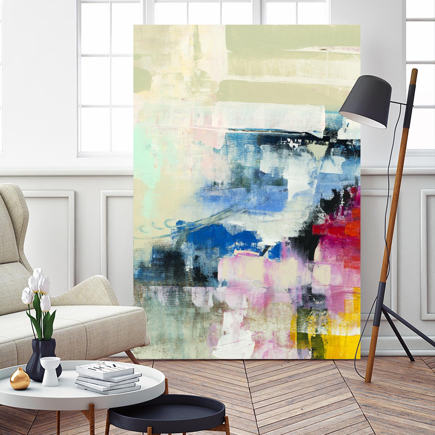 Escape Route I by Nancy Ngo on GIANT ART - blues abstract