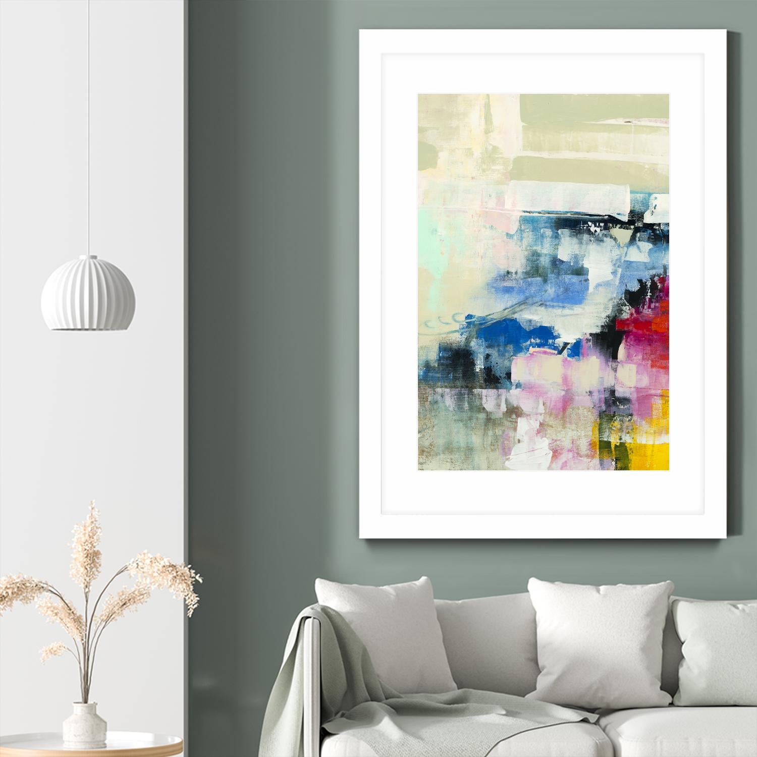 Escape Route I by Nancy Ngo on GIANT ART - blues abstract