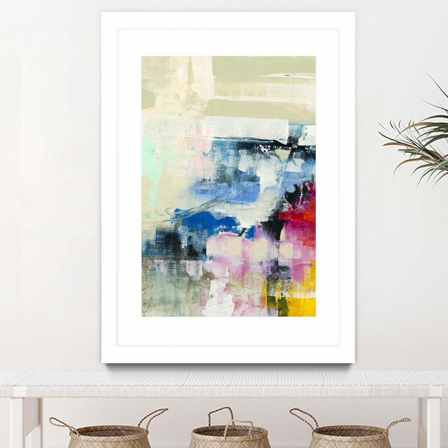 Escape Route I by Nancy Ngo on GIANT ART - blues abstract