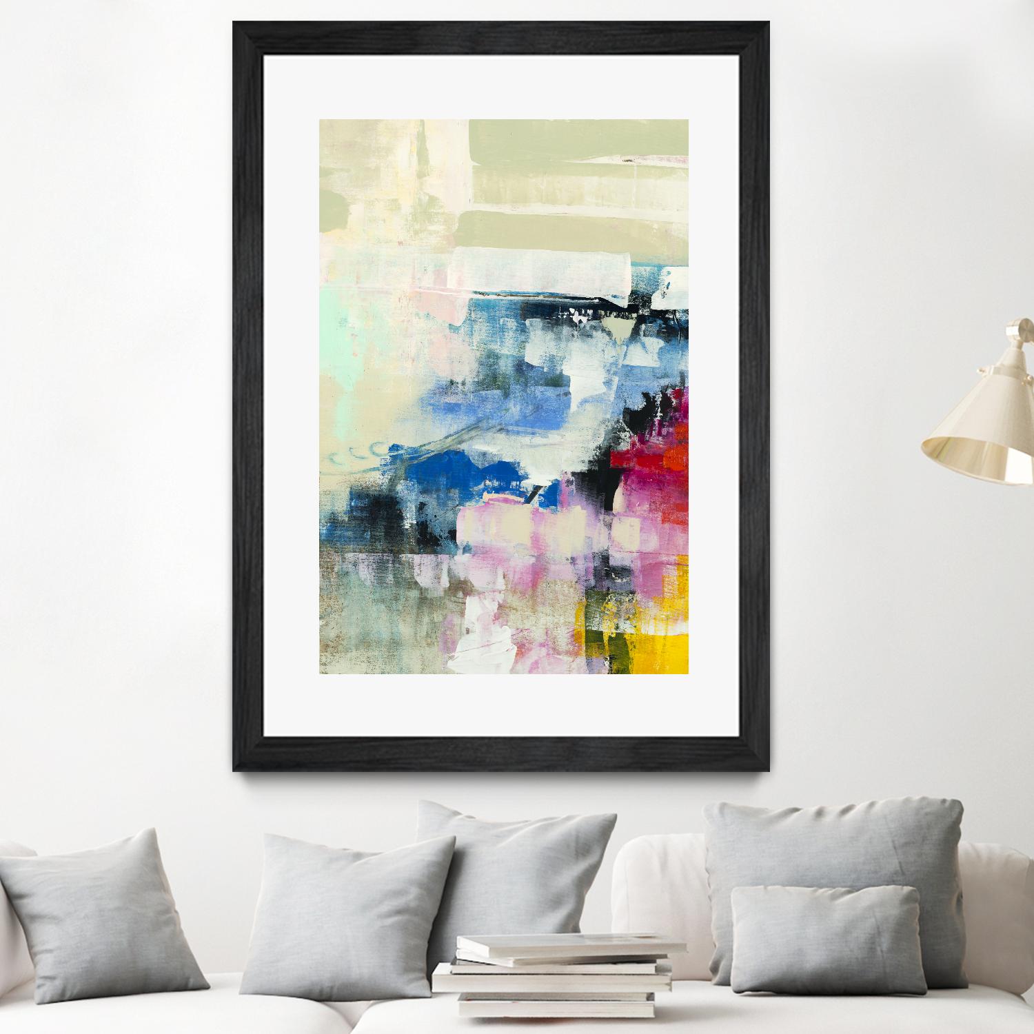 Escape Route I by Nancy Ngo on GIANT ART - blues abstract