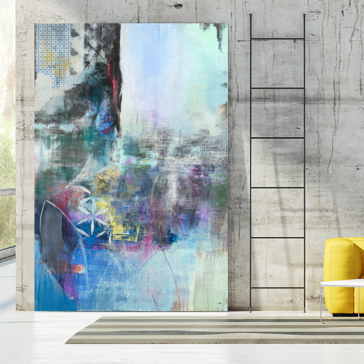 Enlightenment by Nancy Ngo on GIANT ART - blues abstract