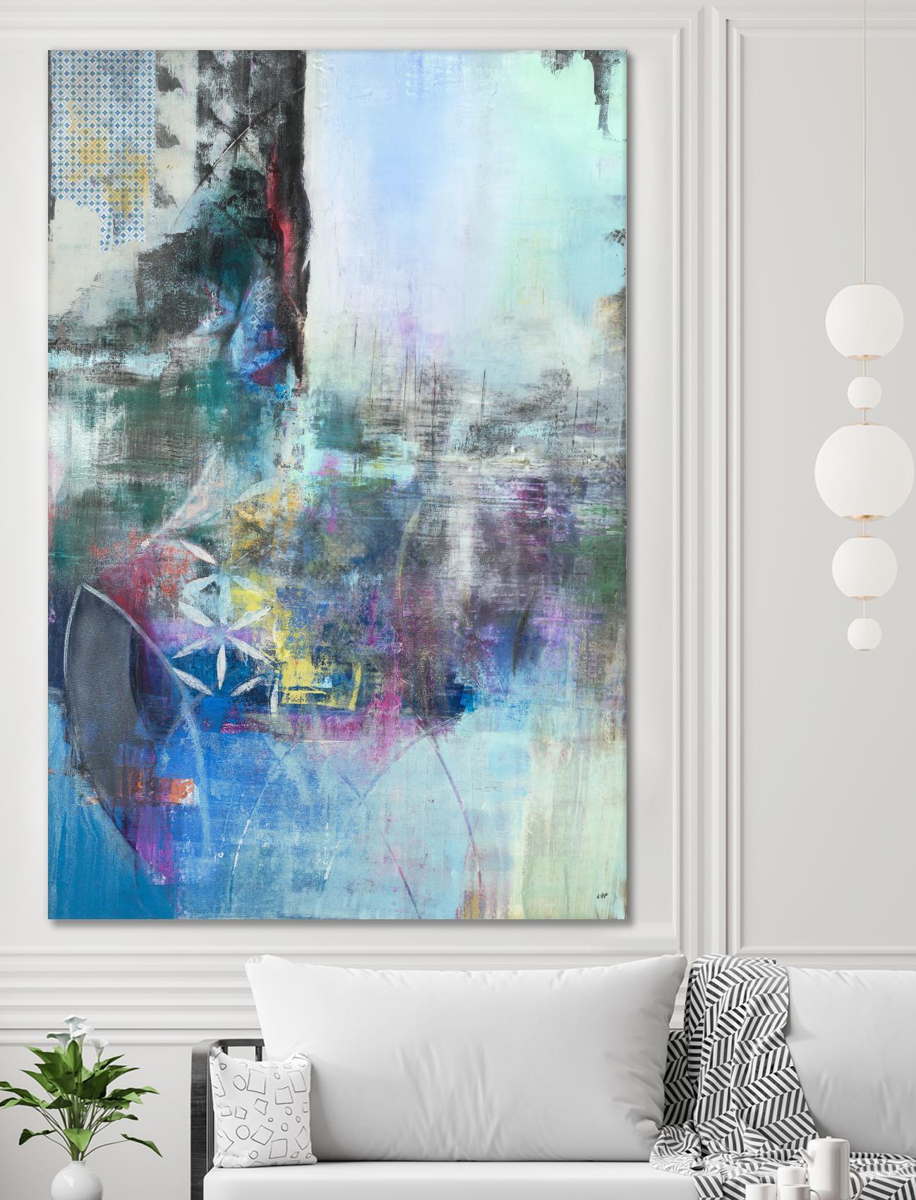 Enlightenment by Nancy Ngo on GIANT ART - blues abstract