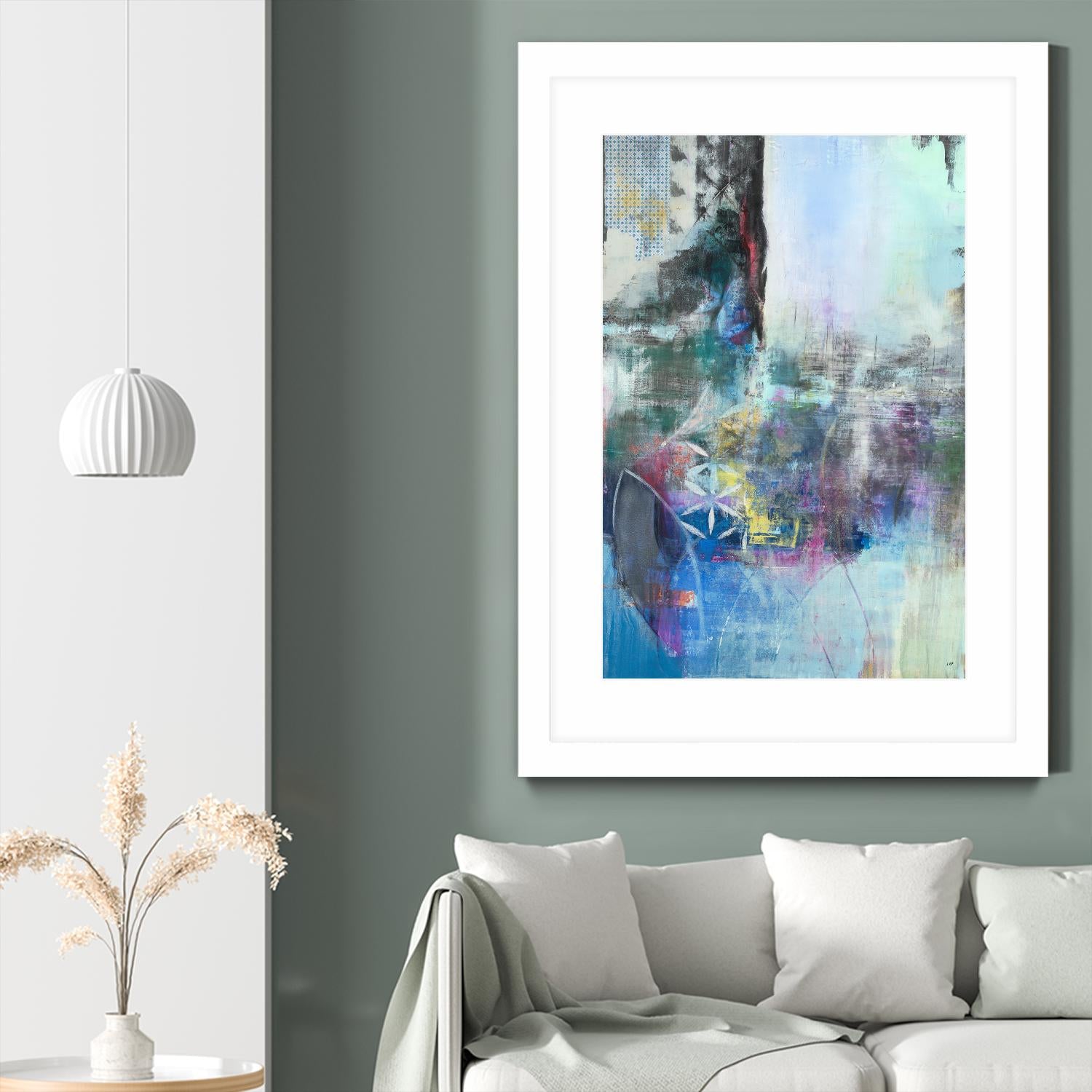 Enlightenment by Nancy Ngo on GIANT ART - blues abstract