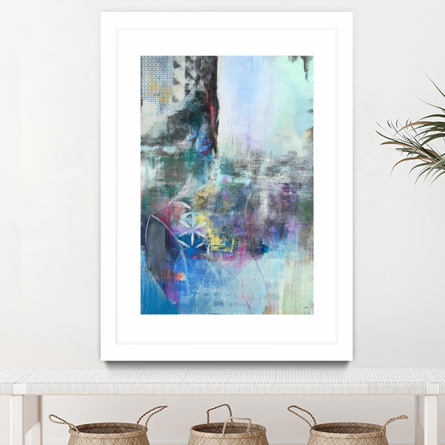 Enlightenment by Nancy Ngo on GIANT ART - blues abstract