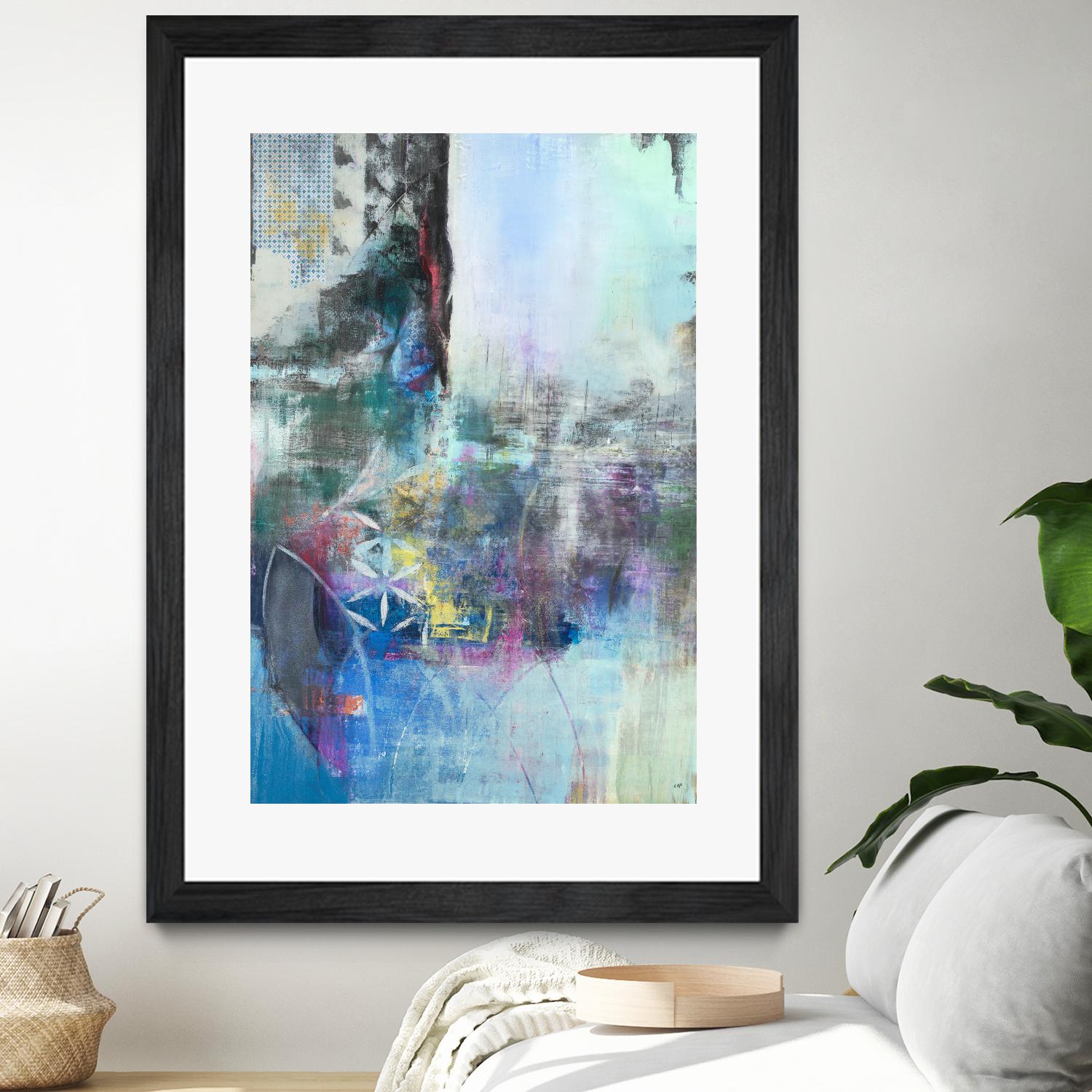 Enlightenment by Nancy Ngo on GIANT ART - blues abstract