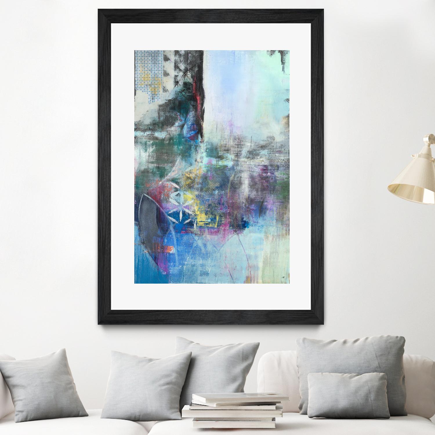 Enlightenment by Nancy Ngo on GIANT ART - blues abstract