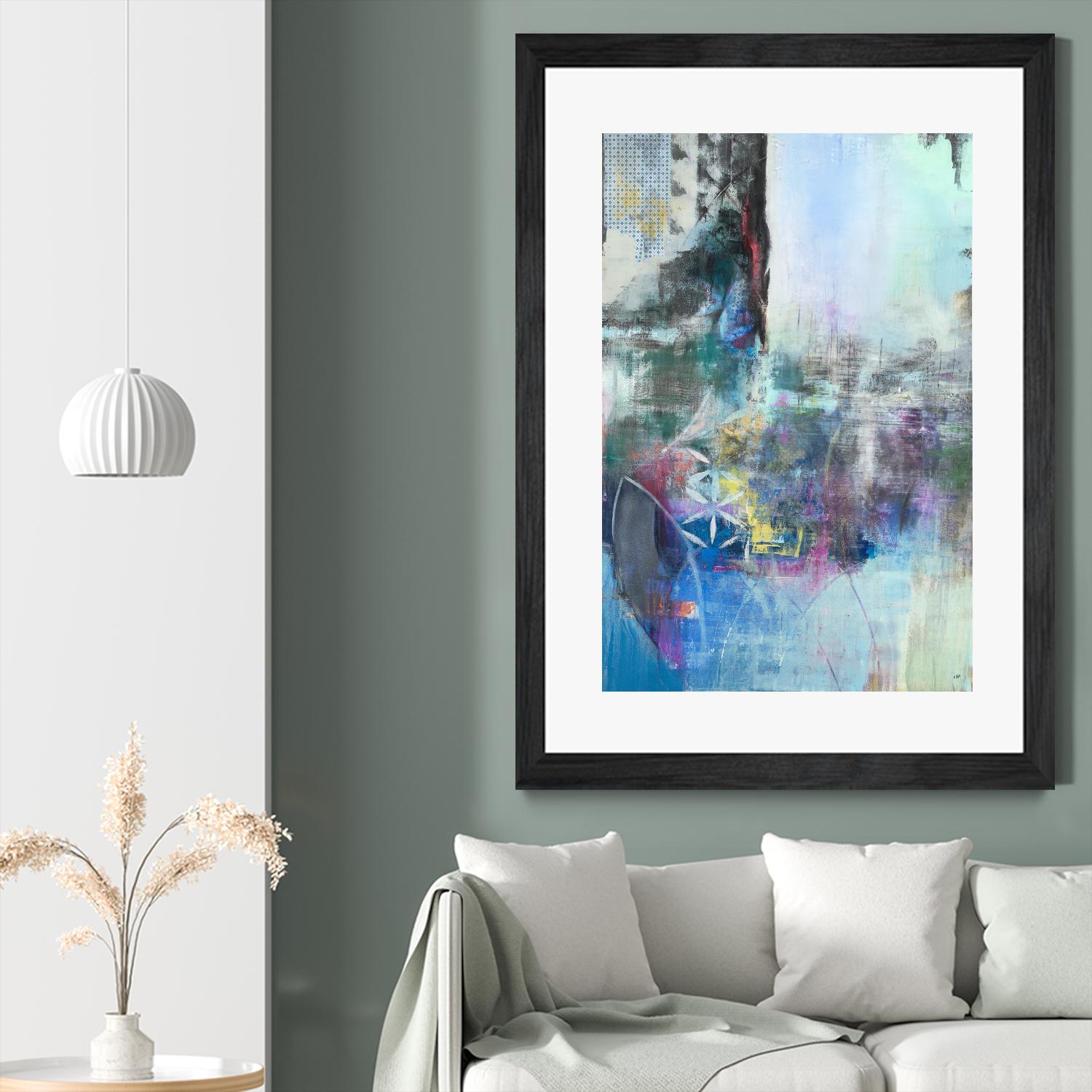 Enlightenment by Nancy Ngo on GIANT ART - blues abstract