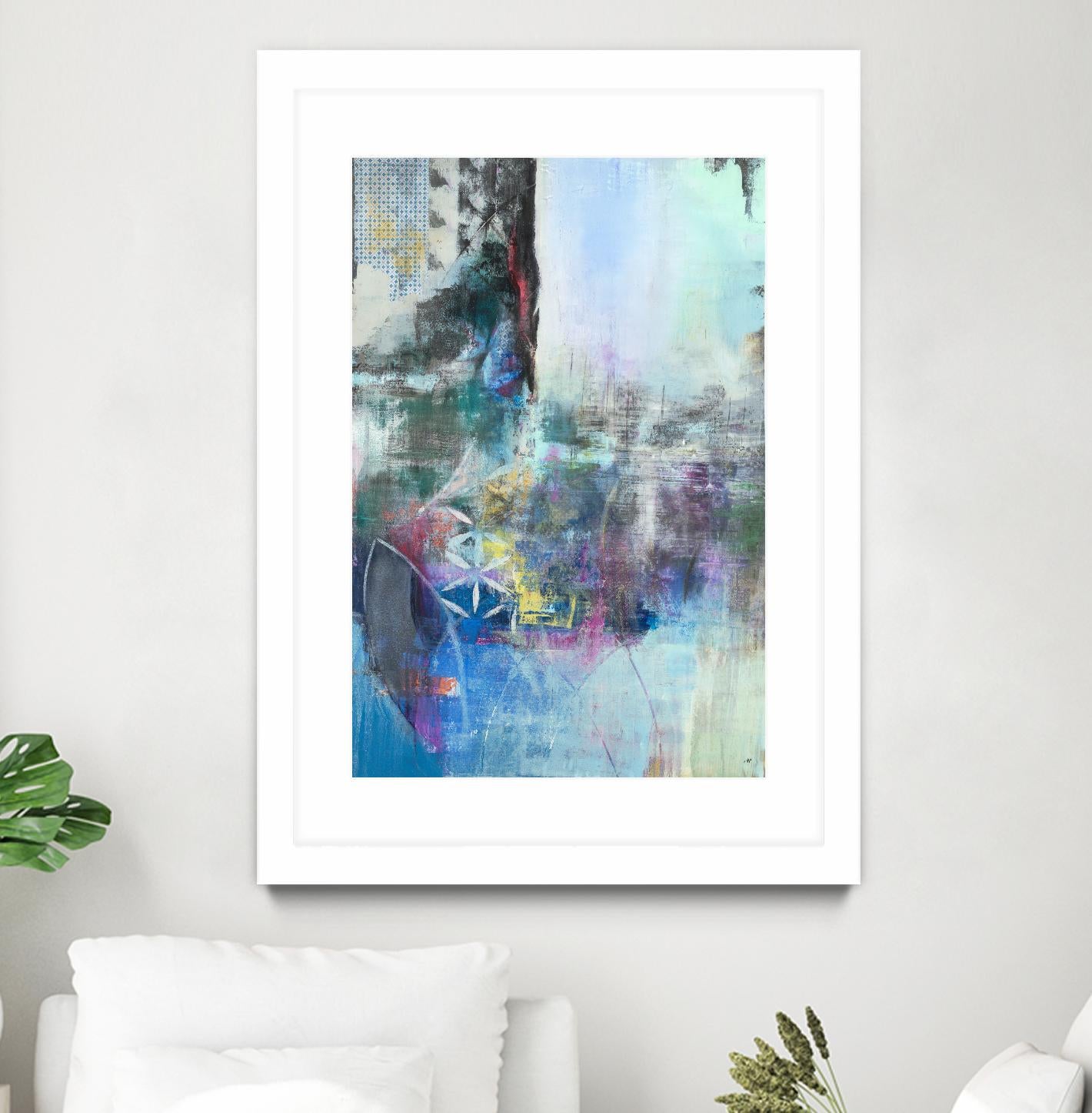 Enlightenment by Nancy Ngo on GIANT ART - blues abstract