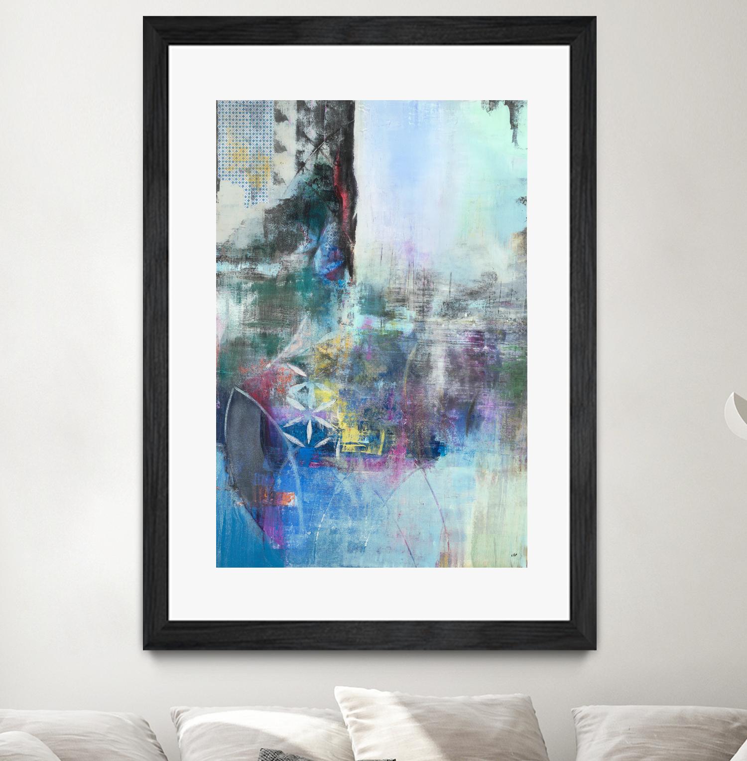 Enlightenment by Nancy Ngo on GIANT ART - blues abstract