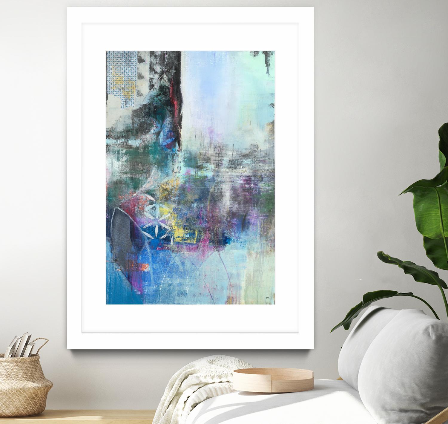 Enlightenment by Nancy Ngo on GIANT ART - blues abstract