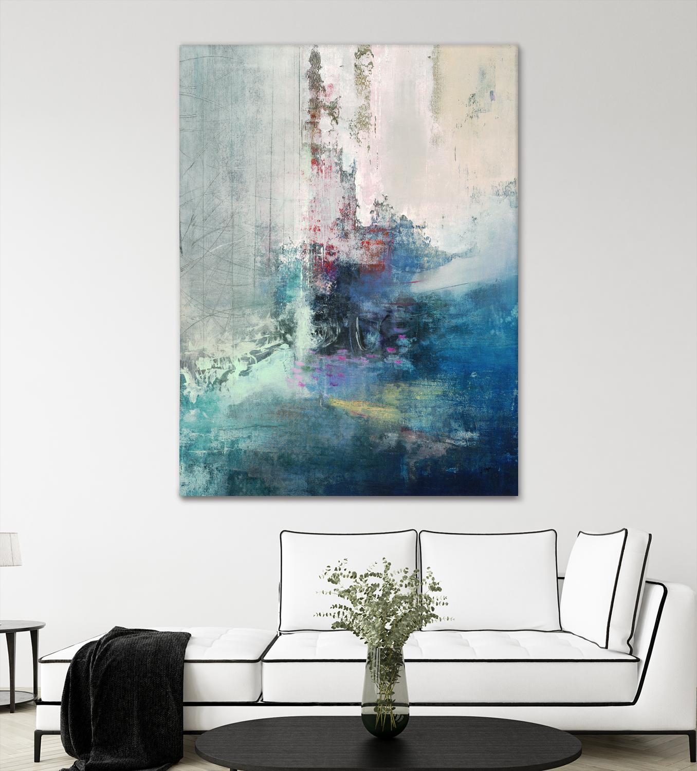 Longing I by Nancy Ngo on GIANT ART - blues abstract