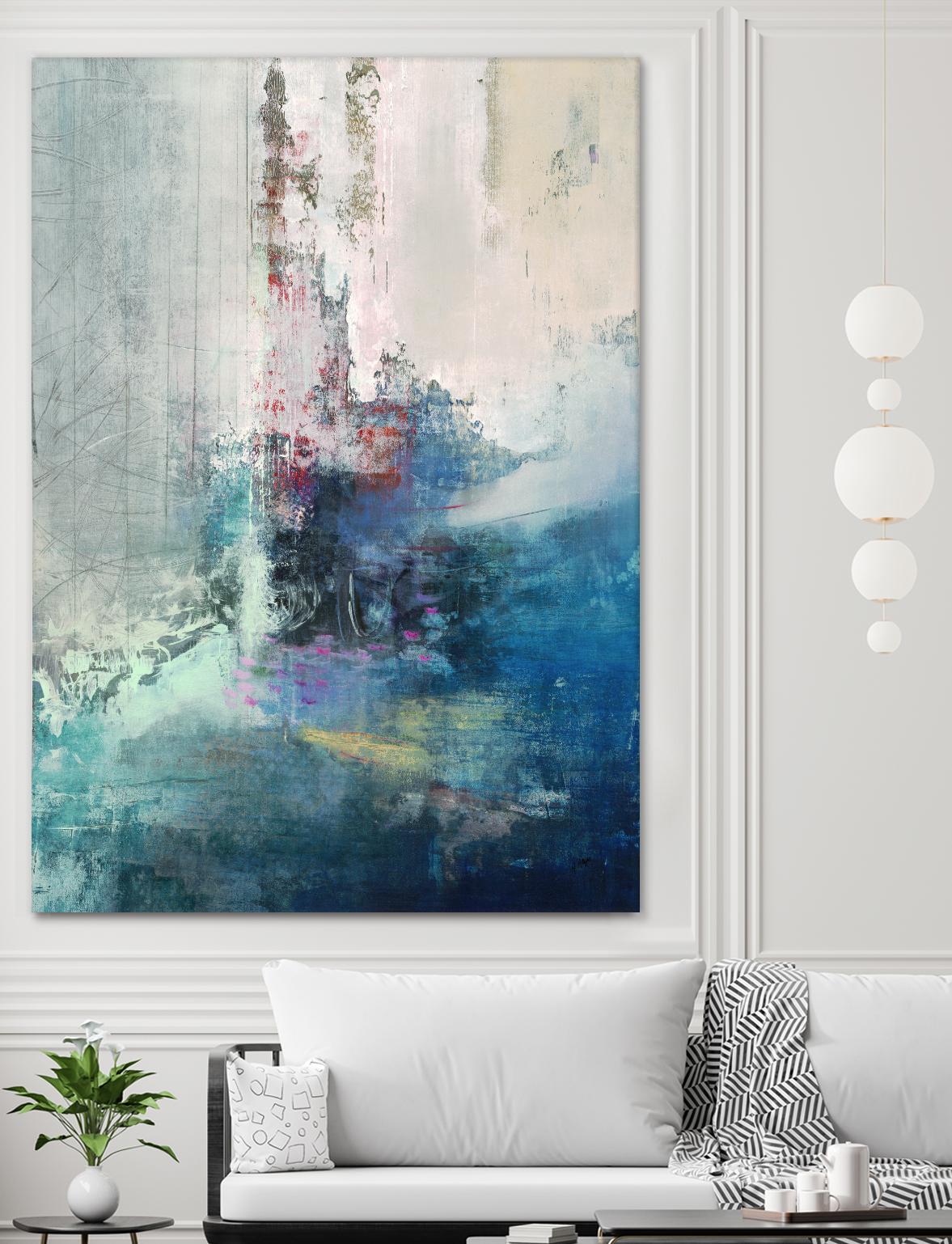 Longing I by Nancy Ngo on GIANT ART - blues abstract