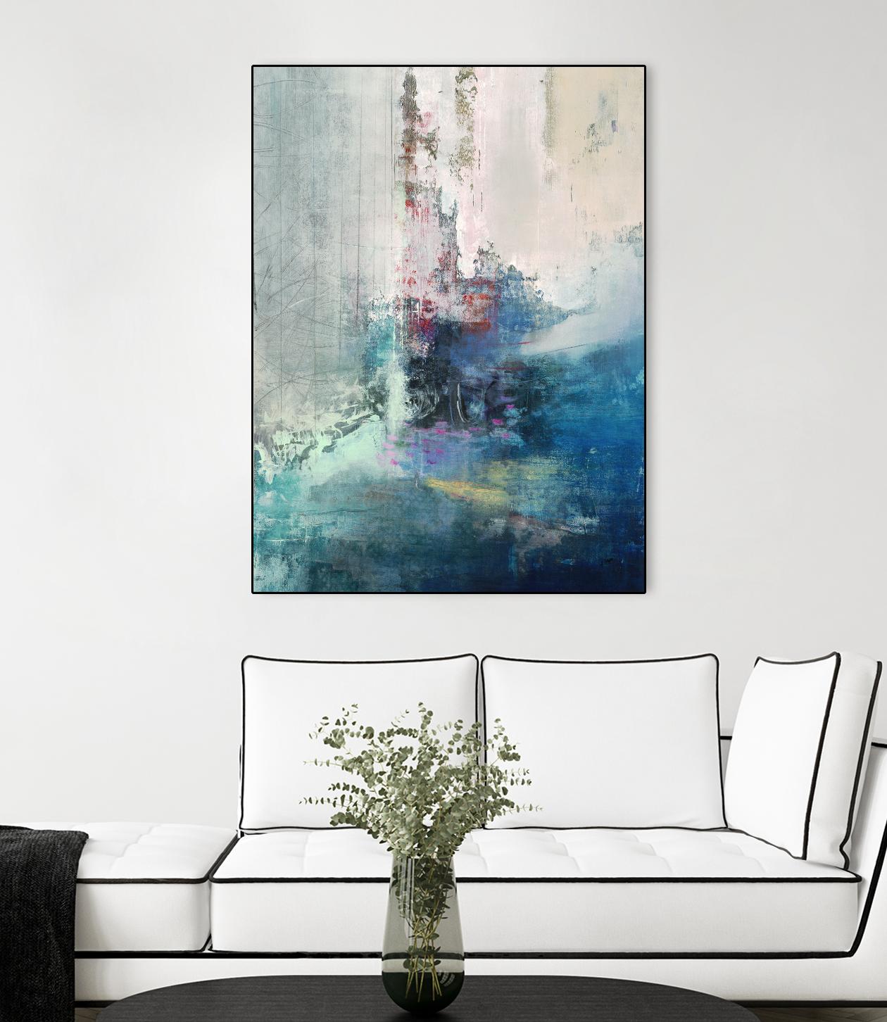 Longing I by Nancy Ngo on GIANT ART - blues abstract