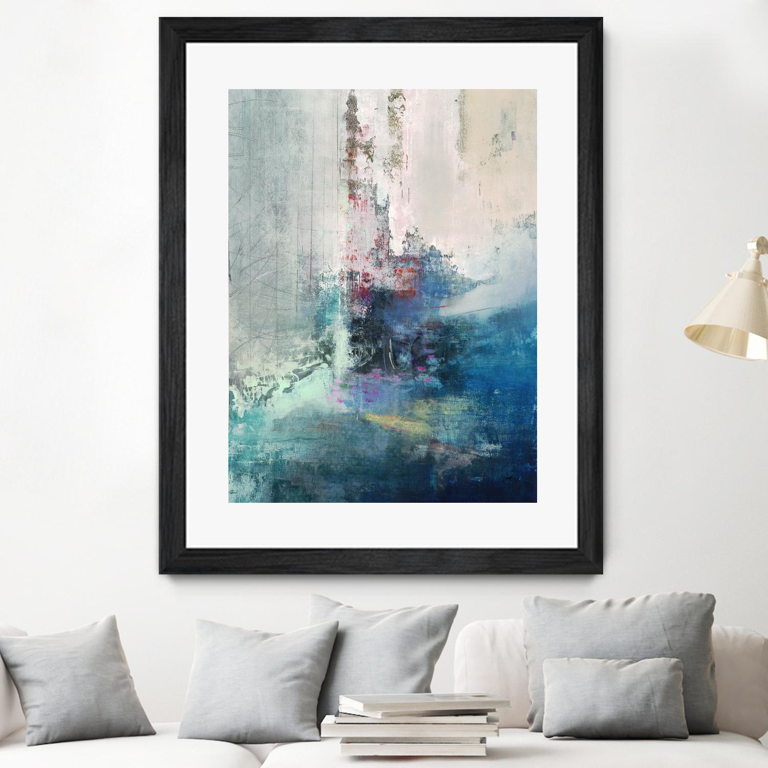 Longing I by Nancy Ngo on GIANT ART - blues abstract