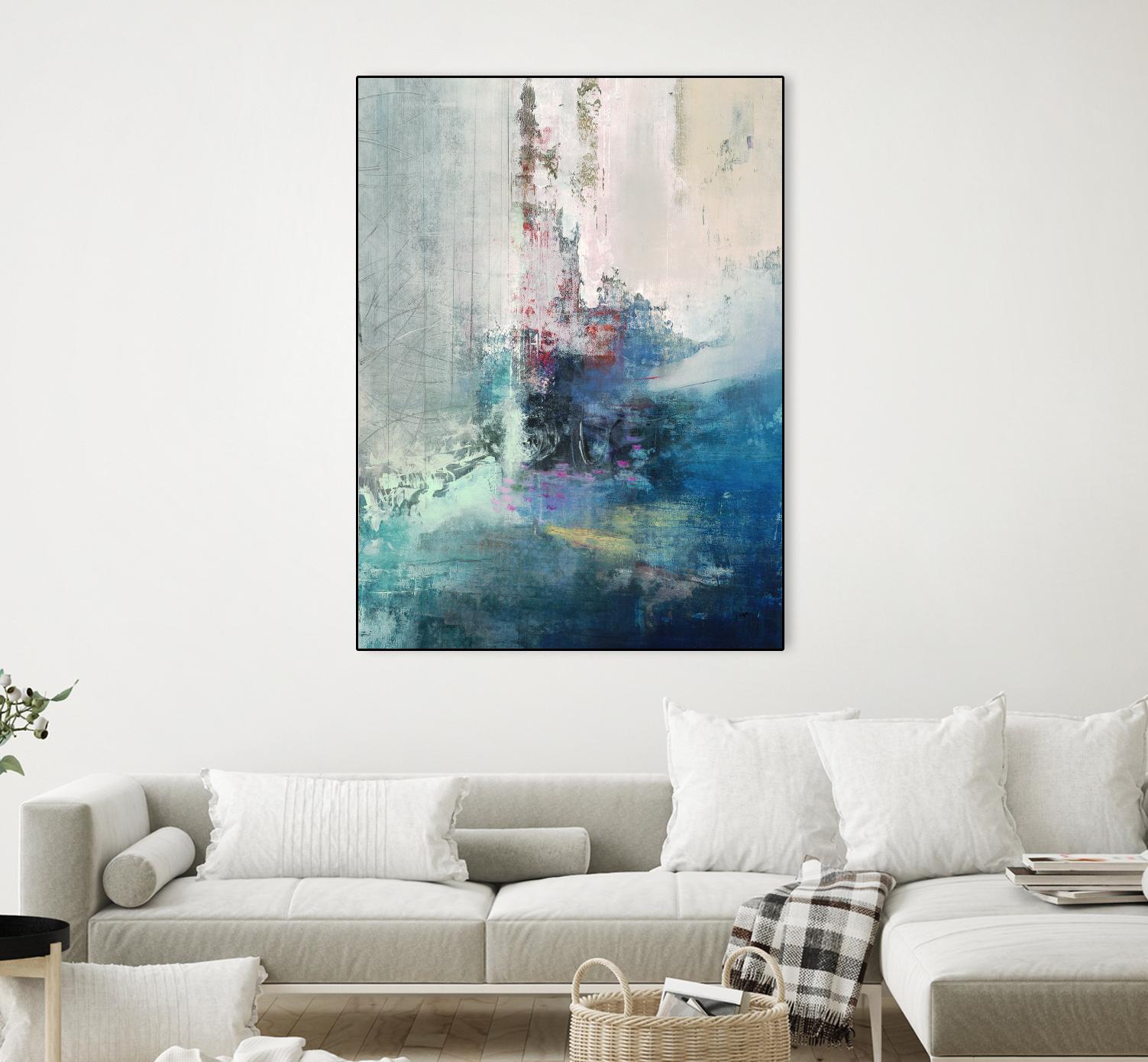 Longing I by Nancy Ngo on GIANT ART - blues abstract