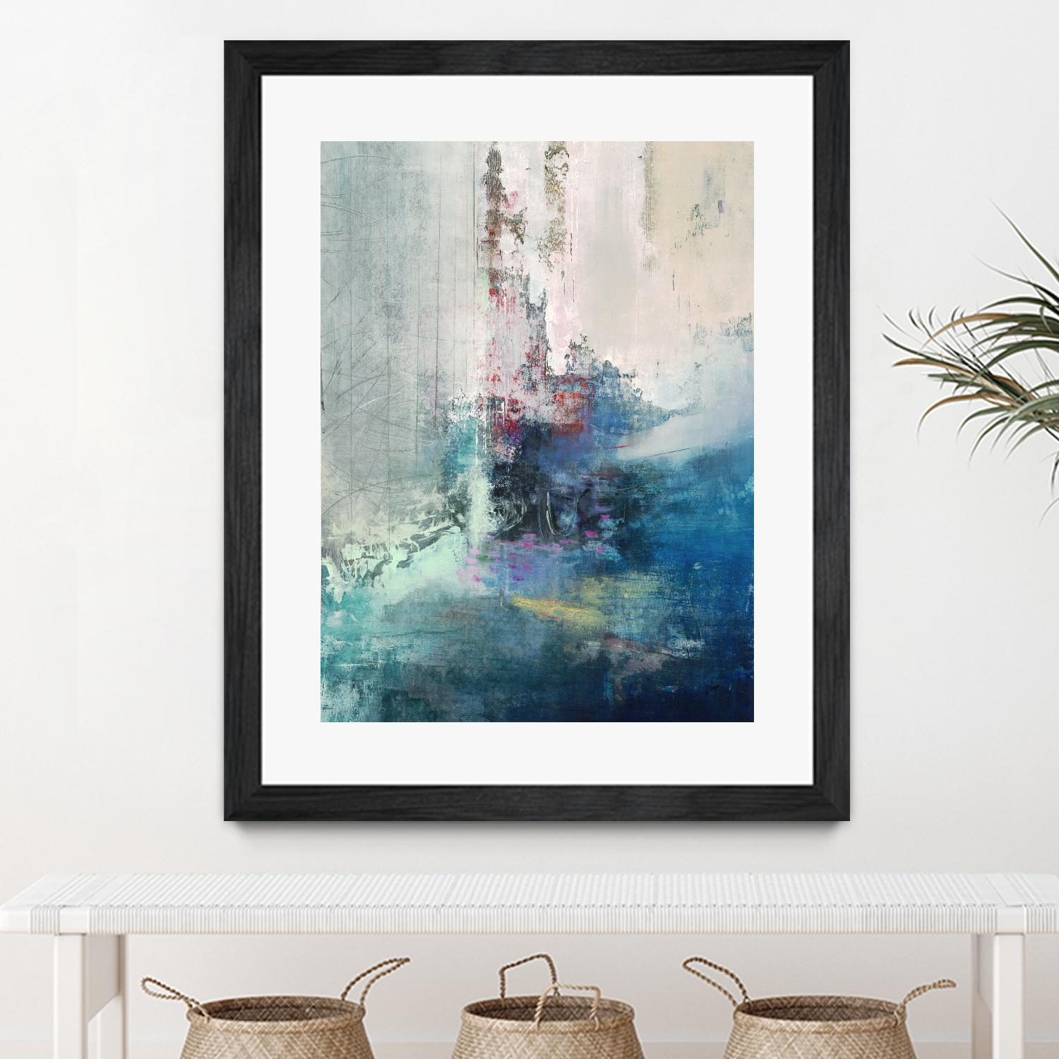 Longing I by Nancy Ngo on GIANT ART - blues abstract