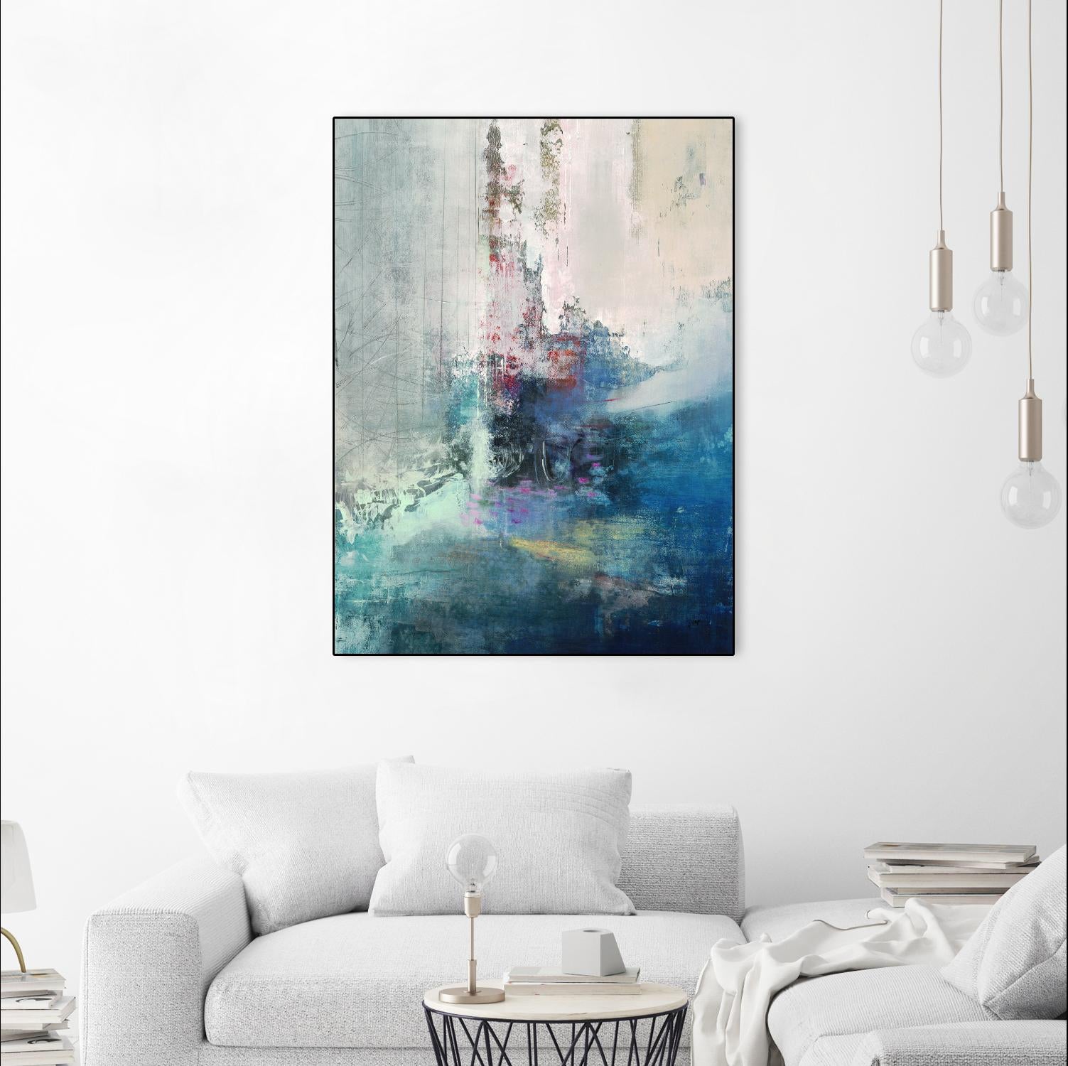 Longing I by Nancy Ngo on GIANT ART - blues abstract