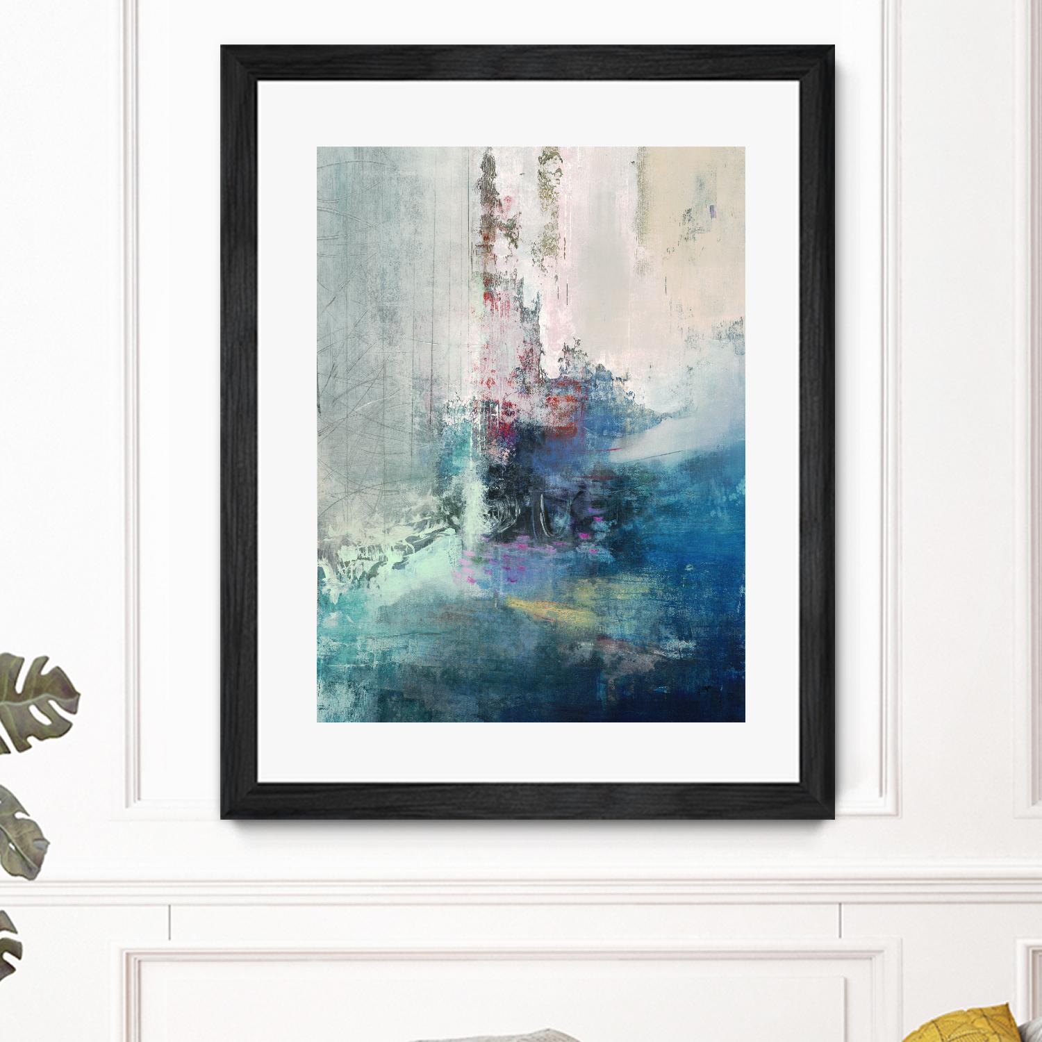 Longing I by Nancy Ngo on GIANT ART - blues abstract