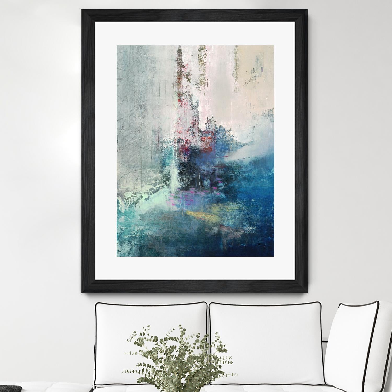 Longing I by Nancy Ngo on GIANT ART - blues abstract