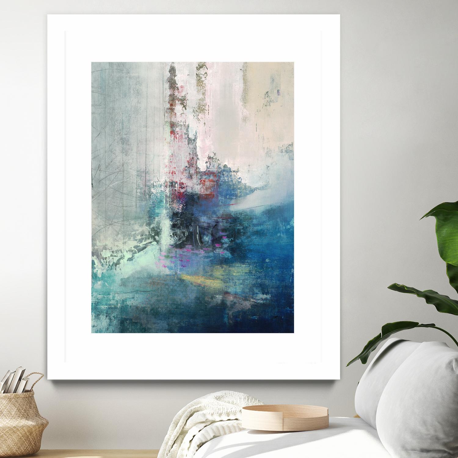 Longing I by Nancy Ngo on GIANT ART - blues abstract