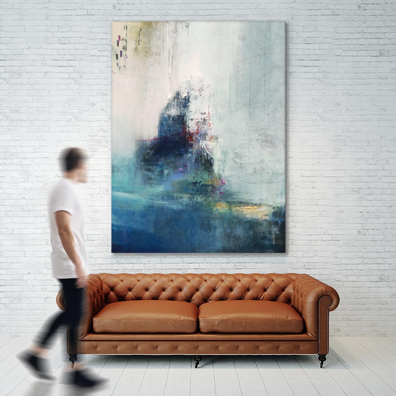 Longing II by Nancy Ngo on GIANT ART - blues abstract