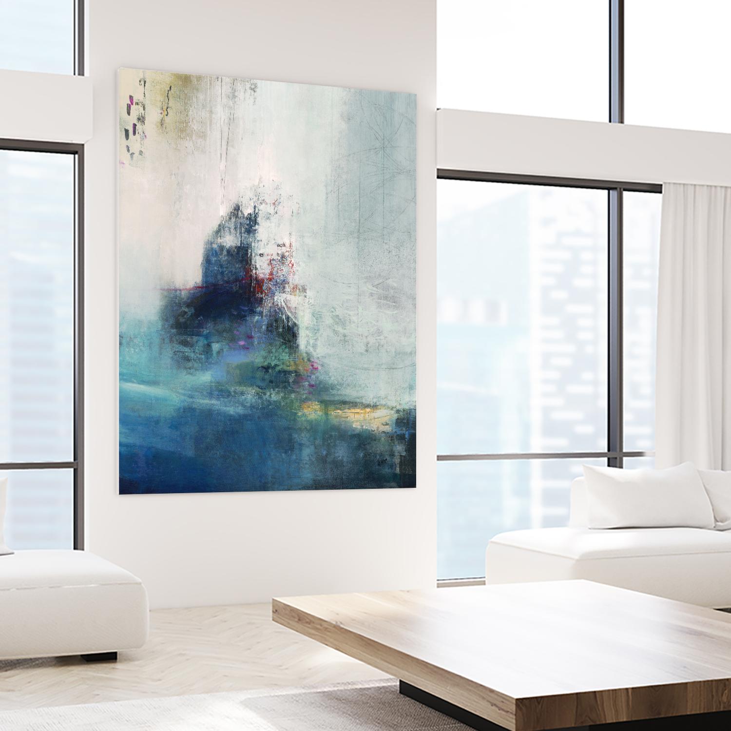 Longing II by Nancy Ngo on GIANT ART - blues abstract