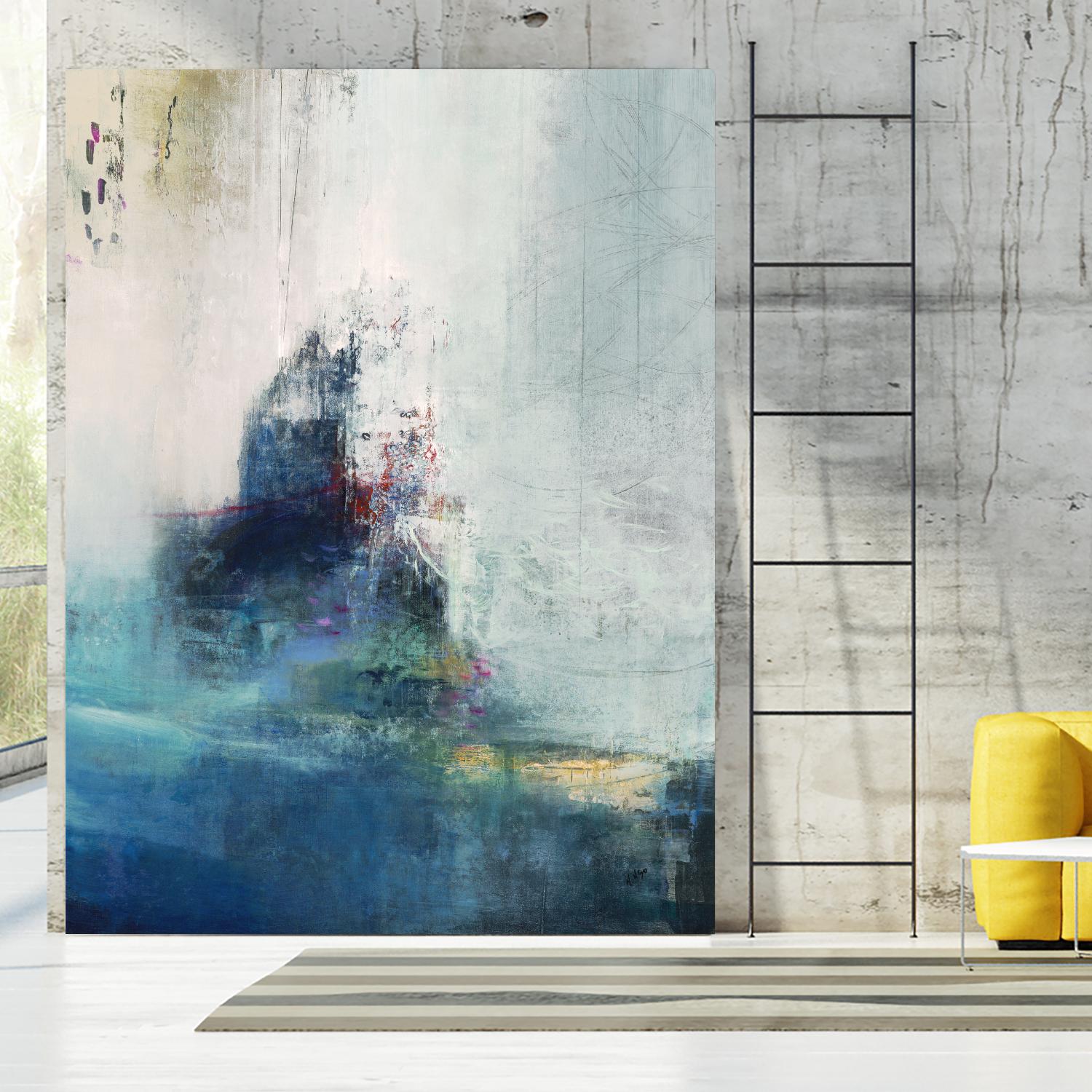 Longing II by Nancy Ngo on GIANT ART - blues abstract