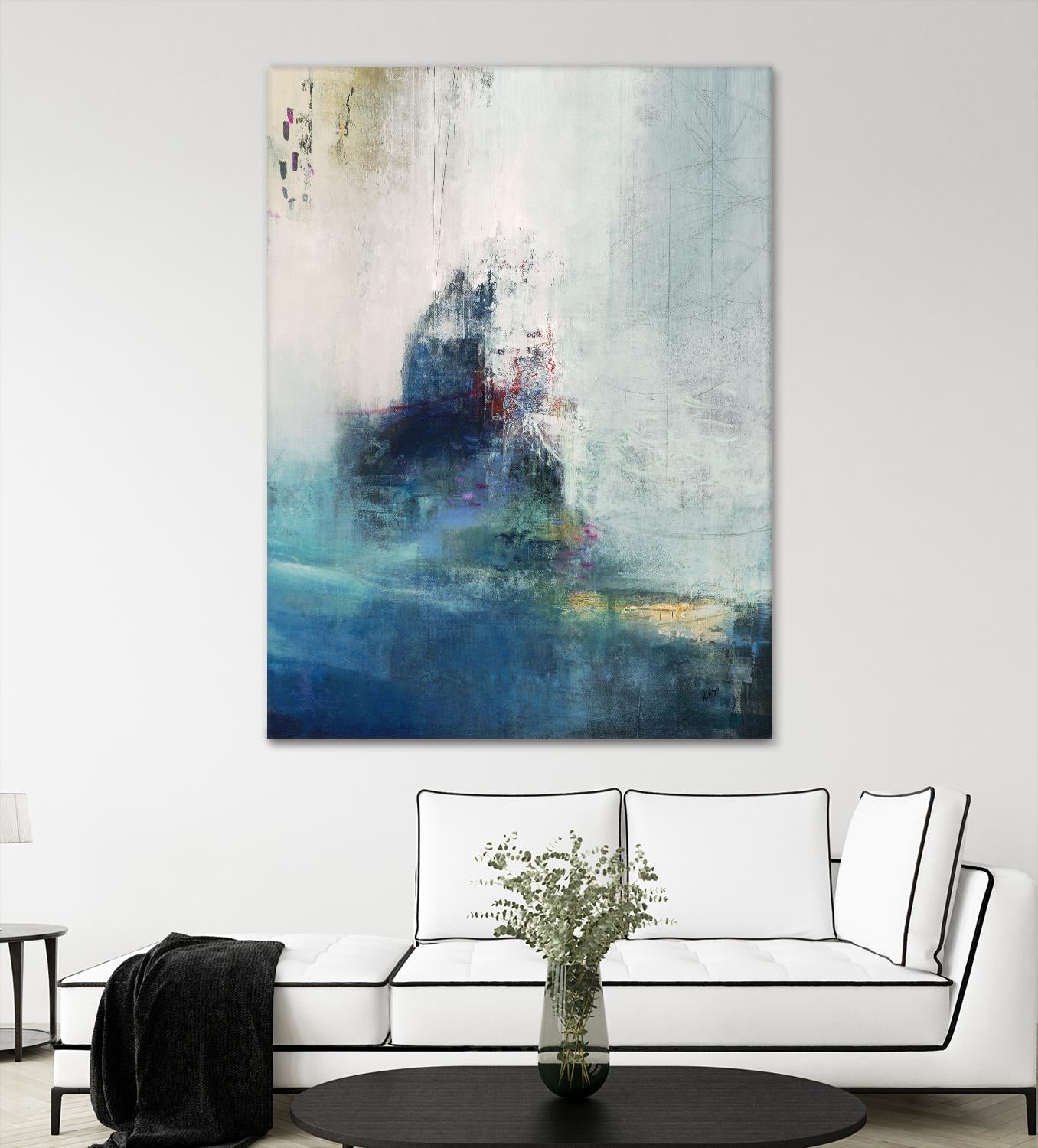 Longing II by Nancy Ngo on GIANT ART - blues abstract