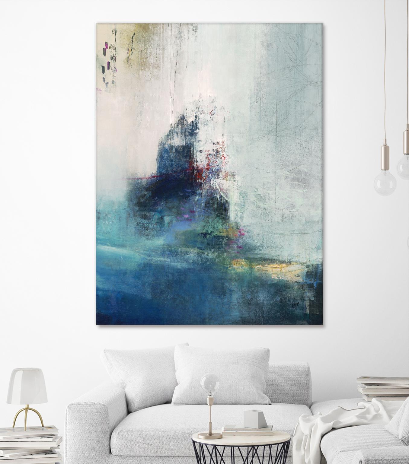 Longing II by Nancy Ngo on GIANT ART - blues abstract