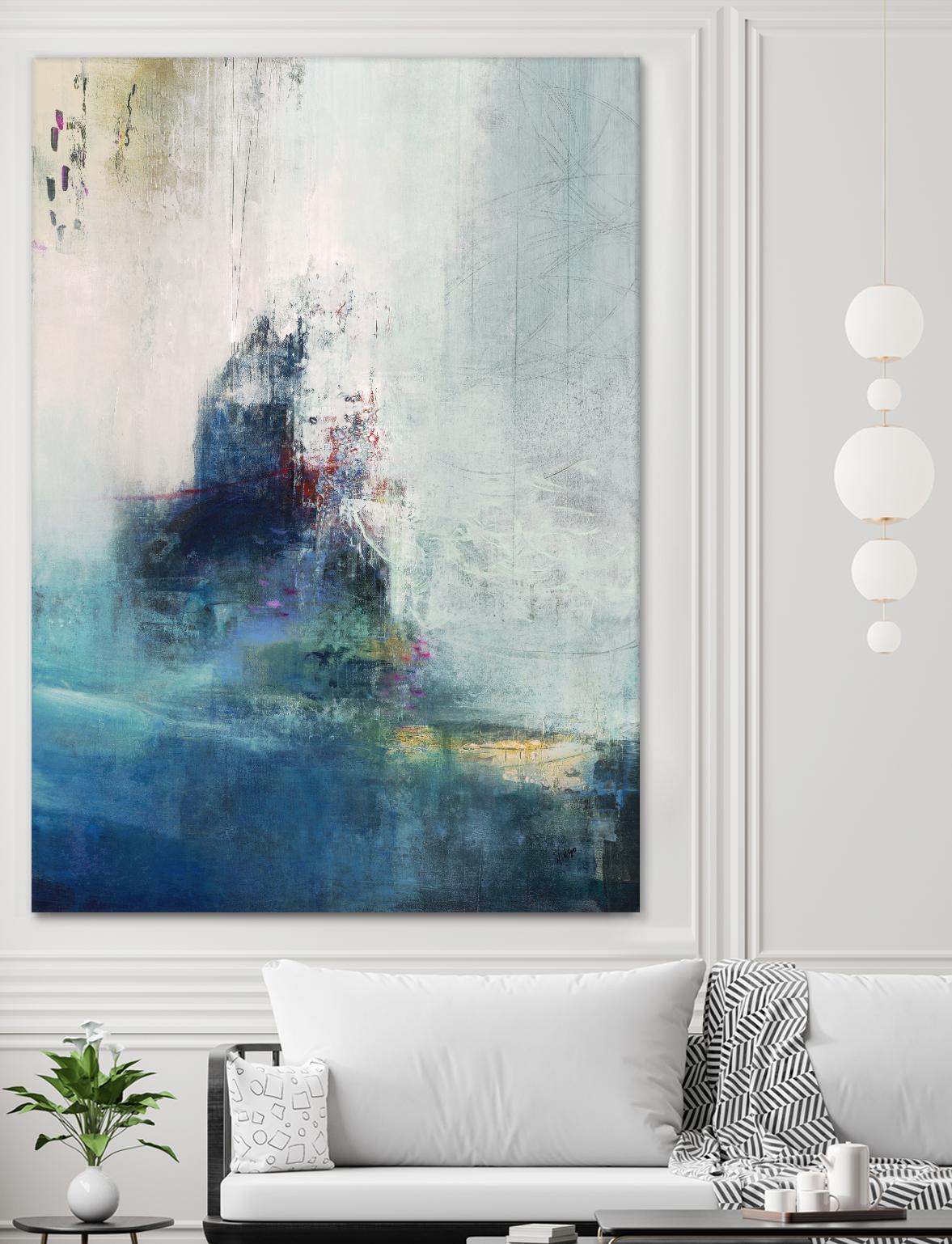 Longing II by Nancy Ngo on GIANT ART - blues abstract